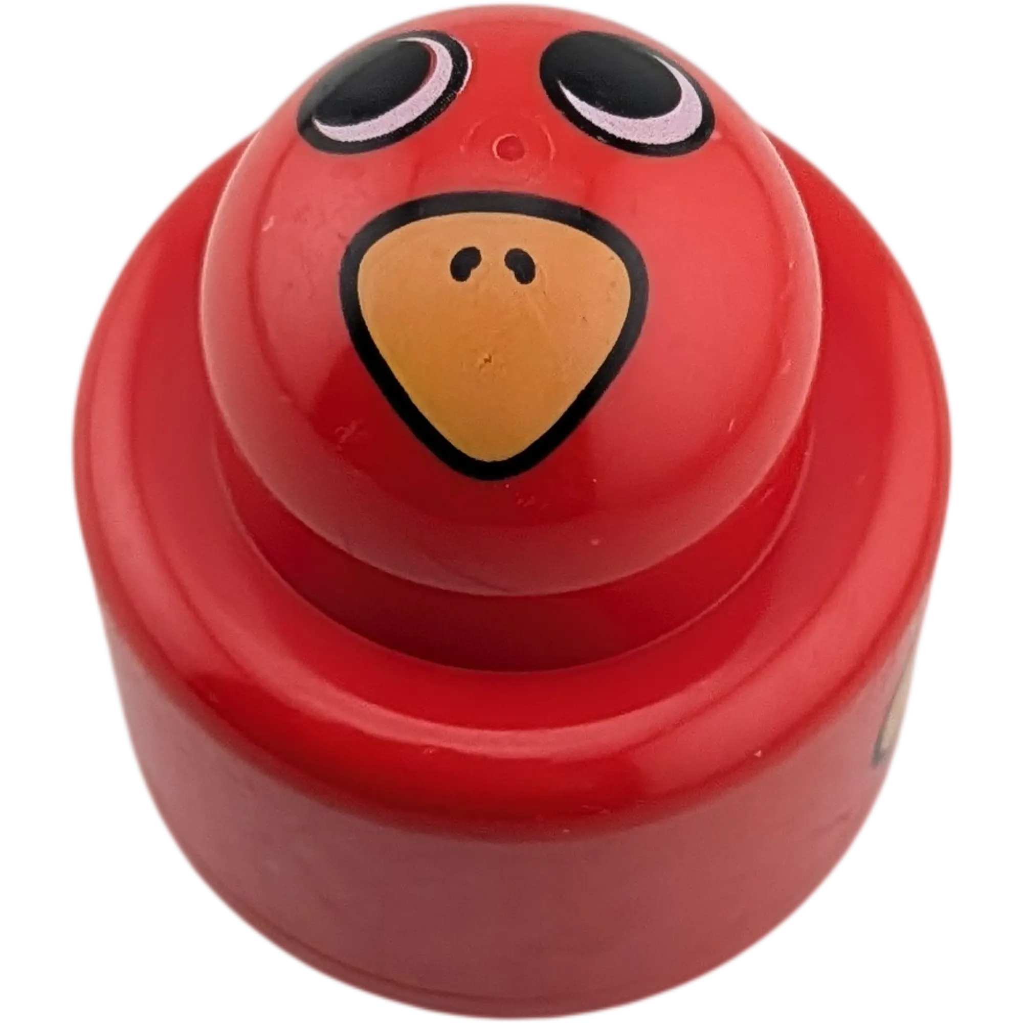 Lego Duplo Primo Baby Rassel Rot Vogel mit Gesicht und Schnabel