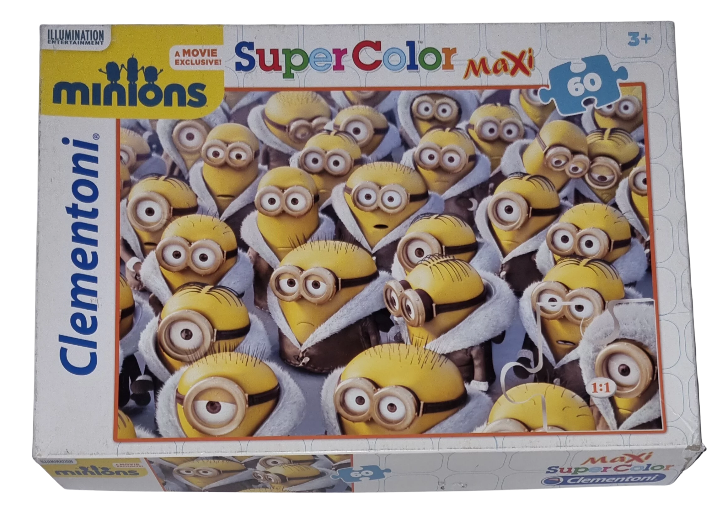 Clementoni Super Color Puzzle Maxi Minions 60 Teile 26748