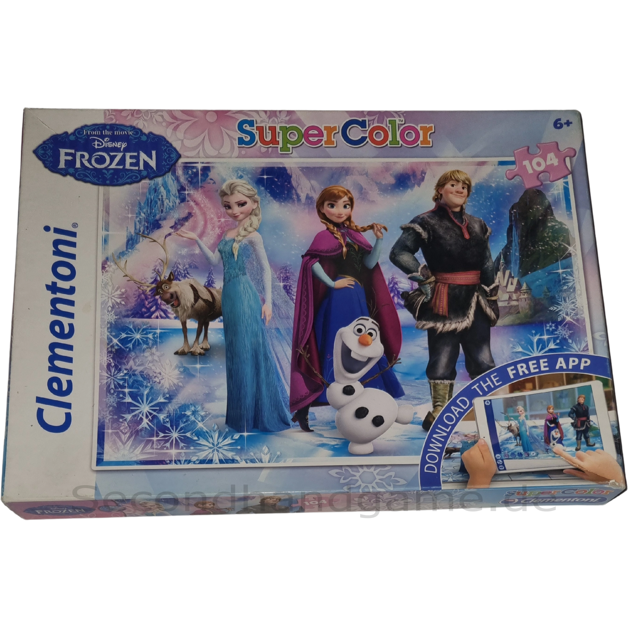 Clementoni Super Color Disney Puzzle 104 Teile Frozen 20702