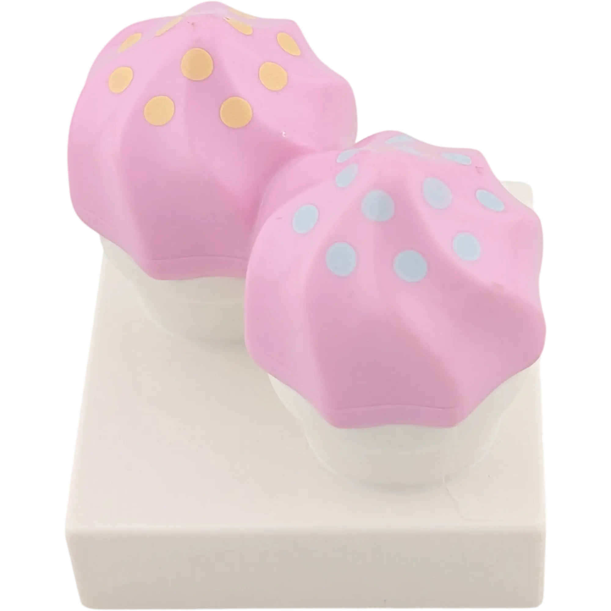 Lego Duplo 65188 Platte mit zwei Cupcakes Weiß Pink und Streuseln