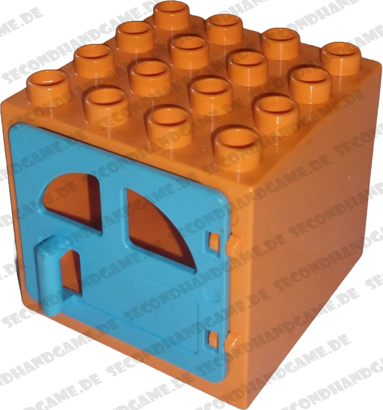 Lego Duplo Fenster 4x4 Fenster Orange Hellblau