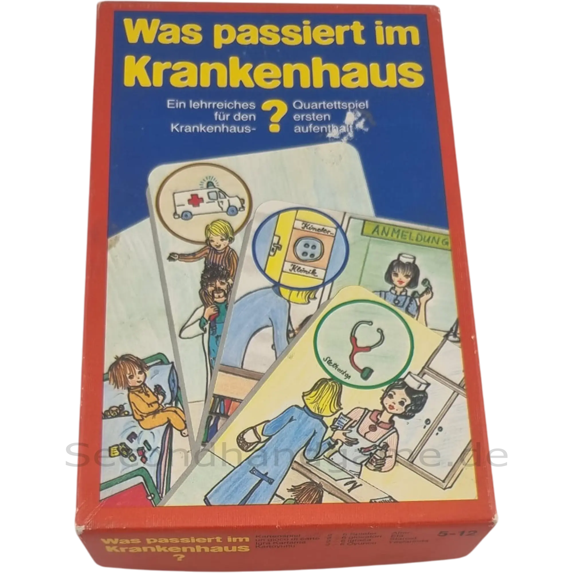 Ravensburger Quartettspiel Was passiert im Krankenhaus?, 5-12 Jahre