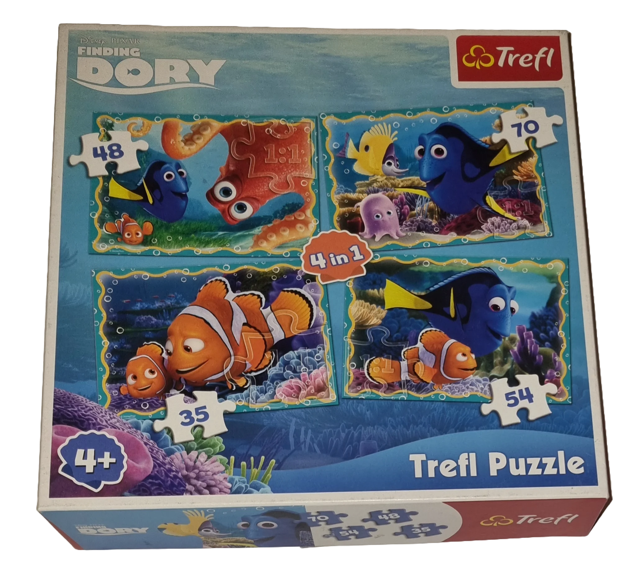 Trefl Disney Finding Dory 34259 Puzzle 35, 48, 54 und 70 Teile