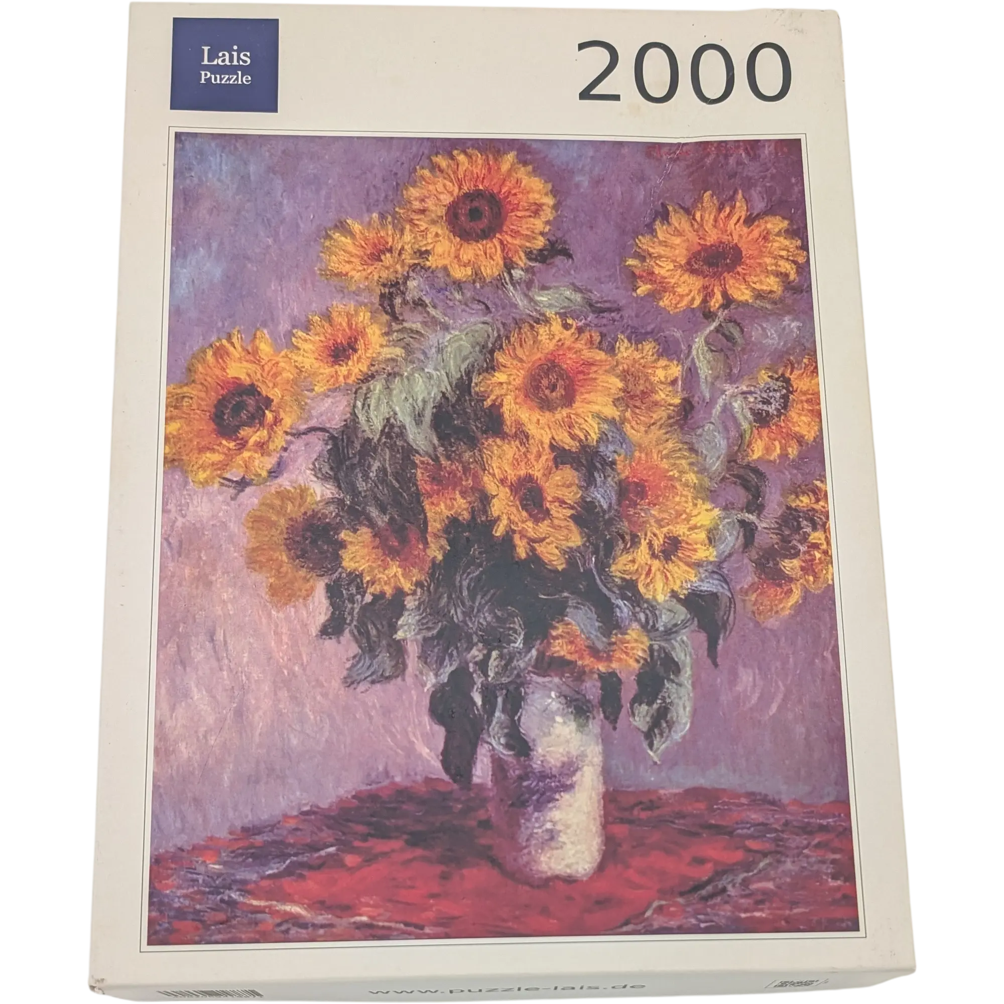 Lais Puzzle 2000 Teile Claude Monet Stilleben mit Sonnenblumen