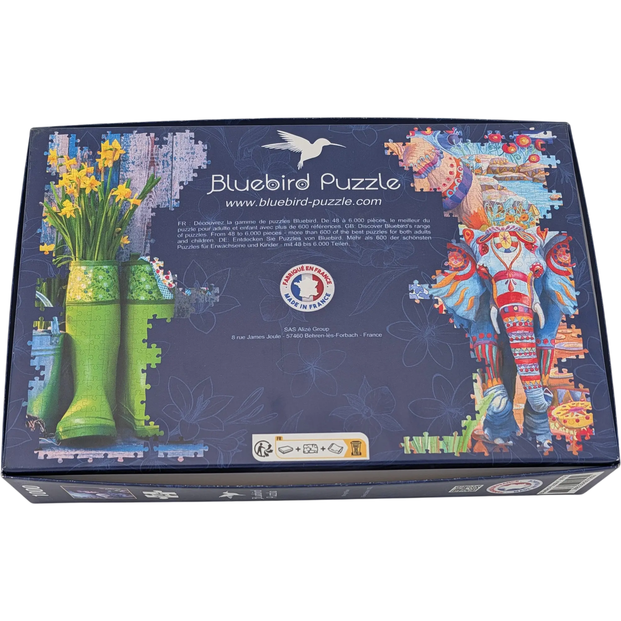 Art by Bluebird Puzzle 1000 Teile F-90195 Midnight Rose