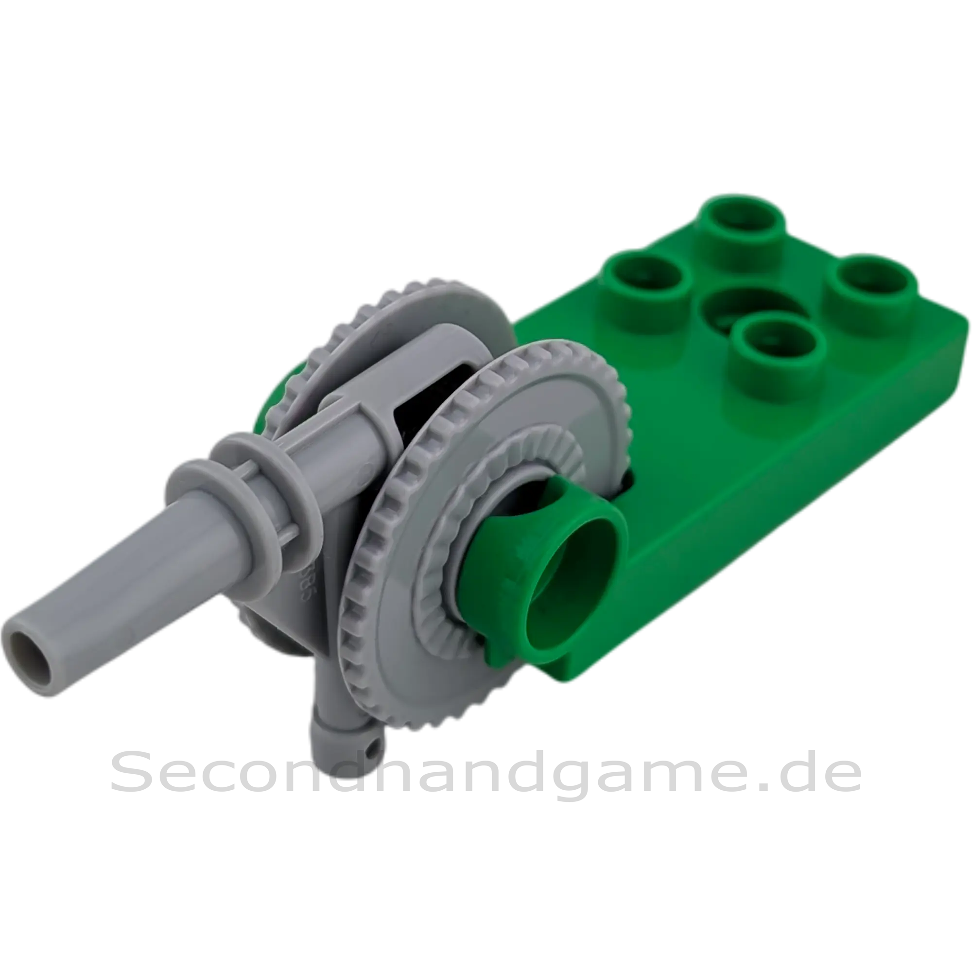 Lego Duplo 42026 Kran Seilwinde mit Feuerwehrschlauch Mittelgrün Schwarz Grau