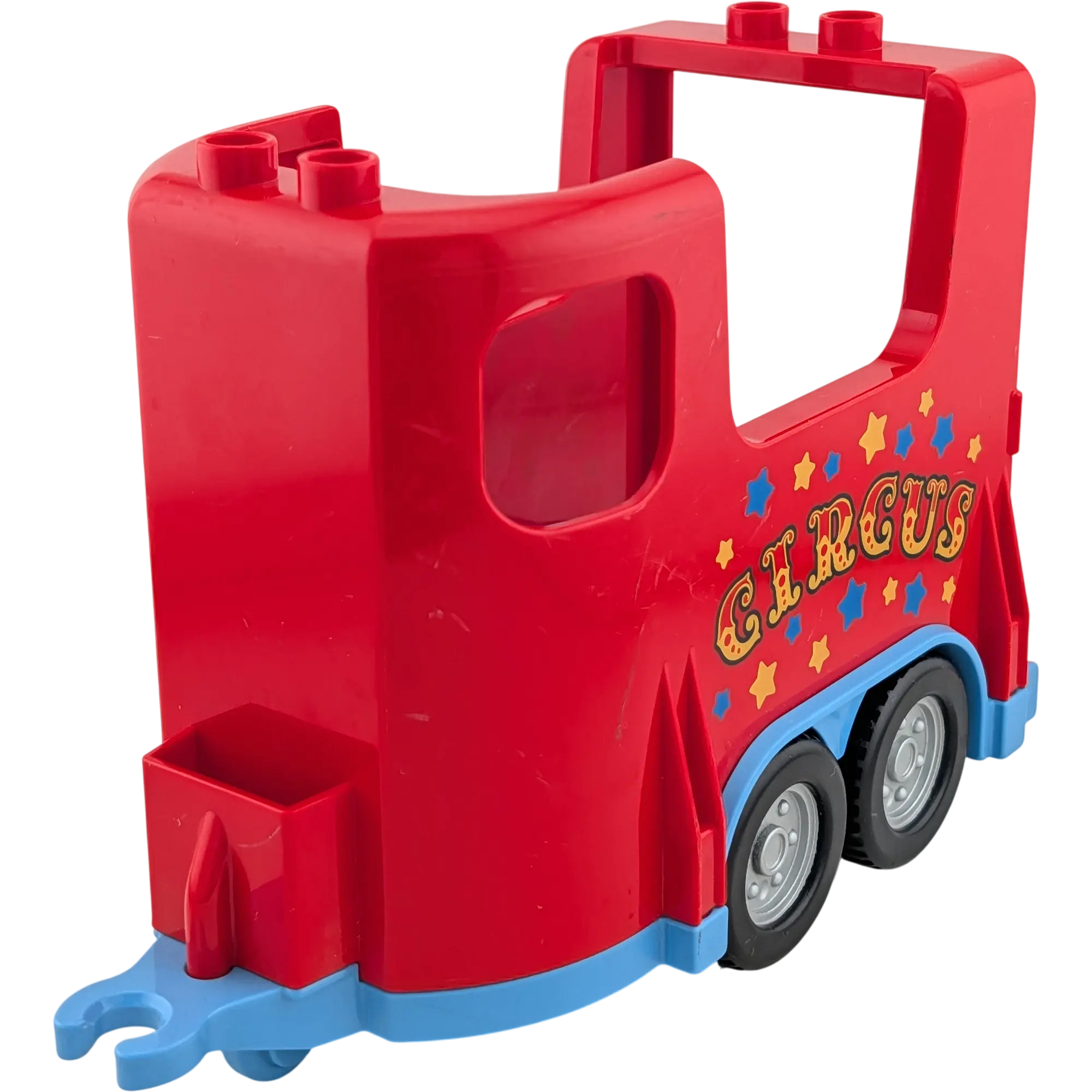 Lego Duplo 87657 Pferdeanhänger Pferdetransporter Circus Tiertransporter Rot