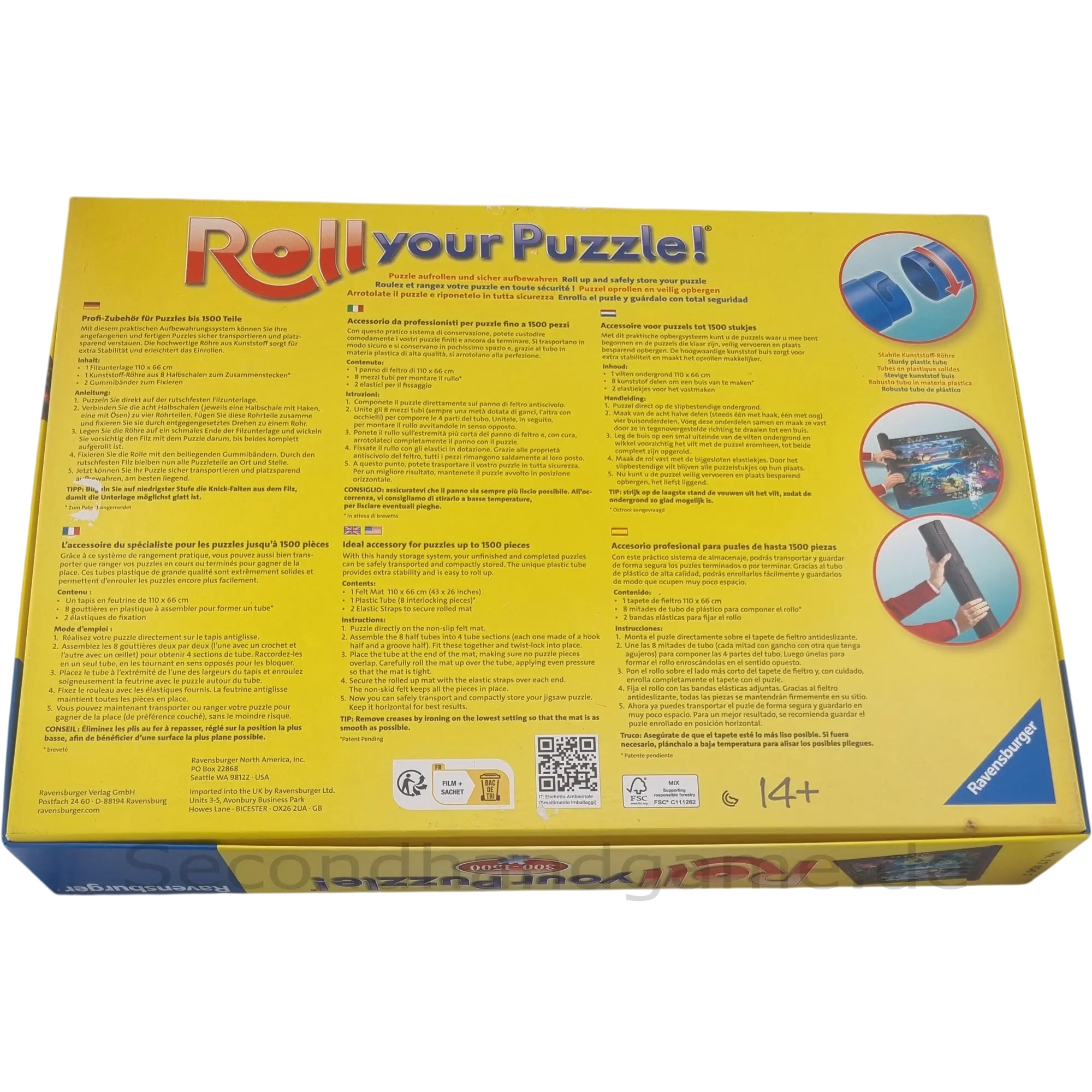 Ravensburger Puzzlematte Roll your Puzzle! 300-1500 Teile 179565, ab 14 Jahren