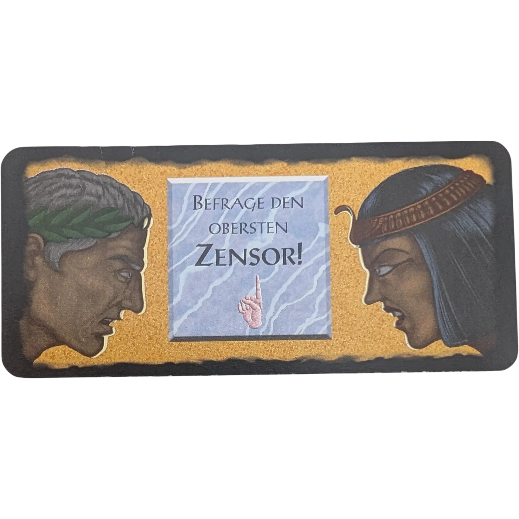 Kosmos Caesar & Cleopatra Ersatzteile Karte Vertrauensfrage Befrage den obersten Zensor!