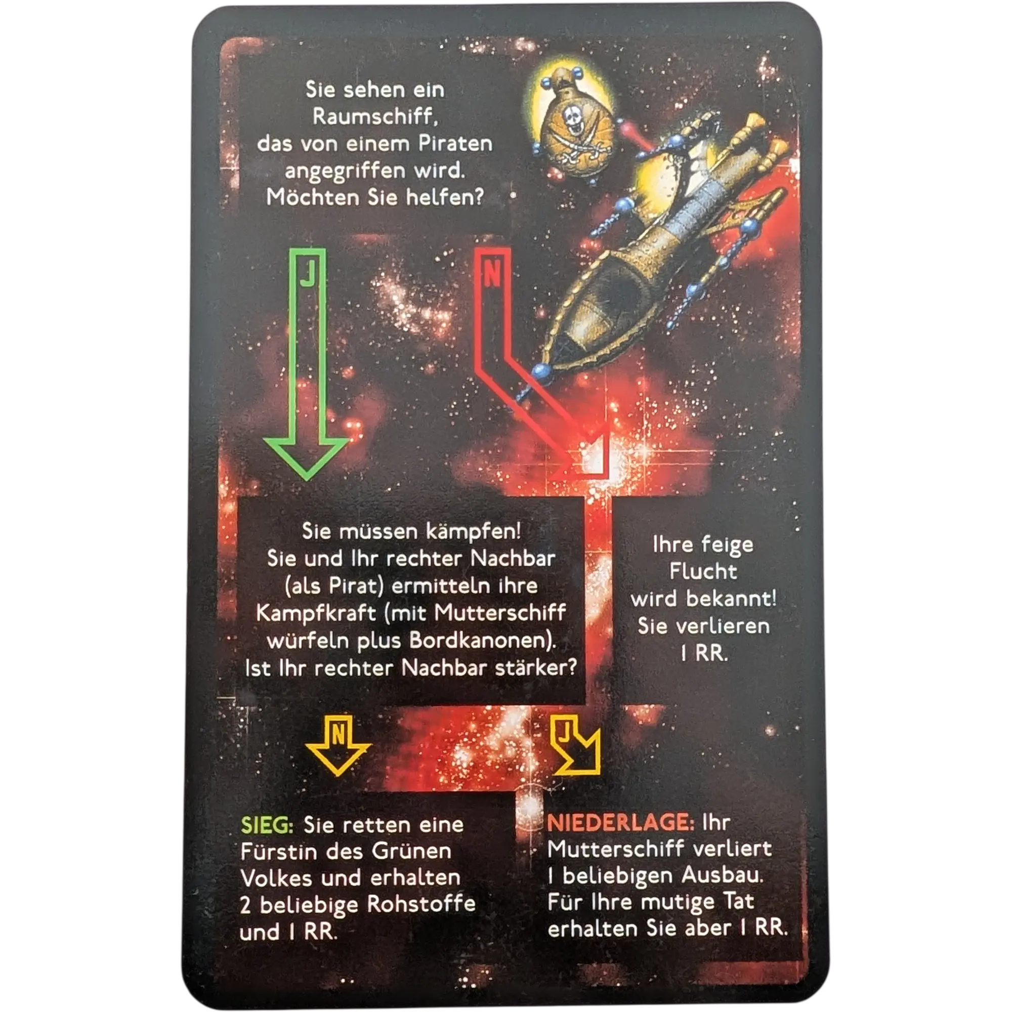Kosmos Die Sternenfahrer von Catan Ersatzteil Begegnungskarte 7