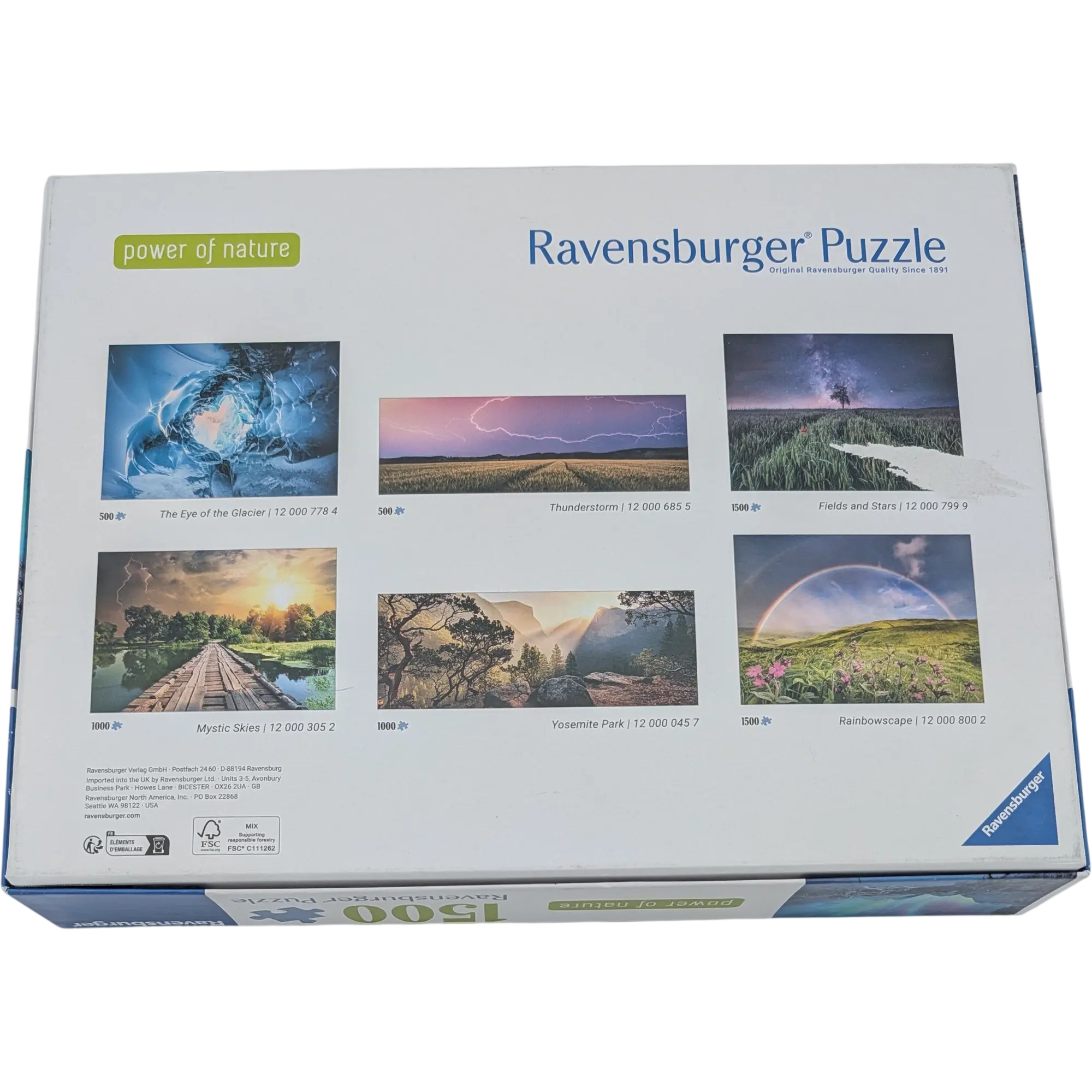 Ravensburger Puzzle power of nature 1500 Teile 008026 the artic show