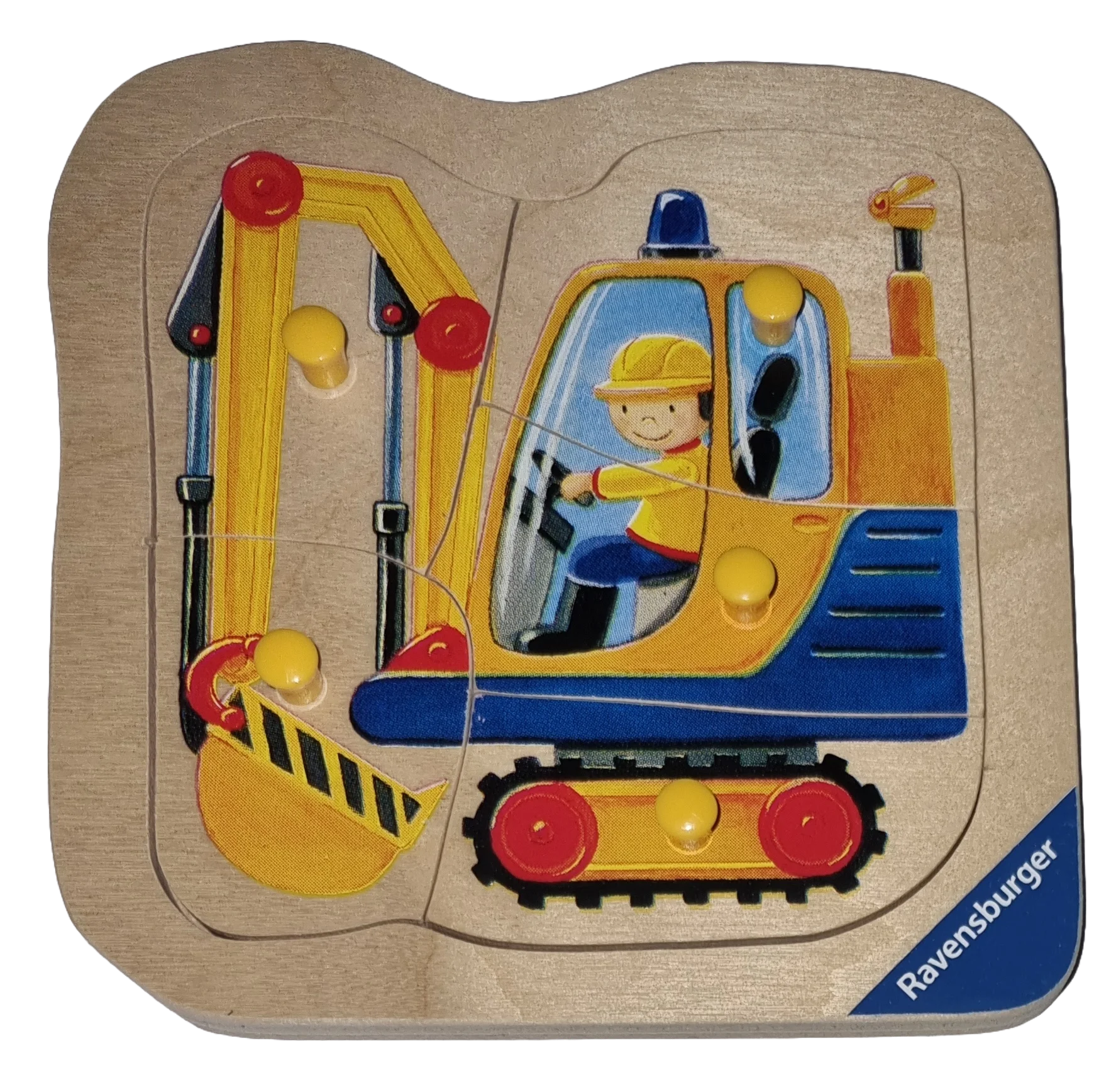 Ravensburger Holzpuzzle 5 Teile Bagger