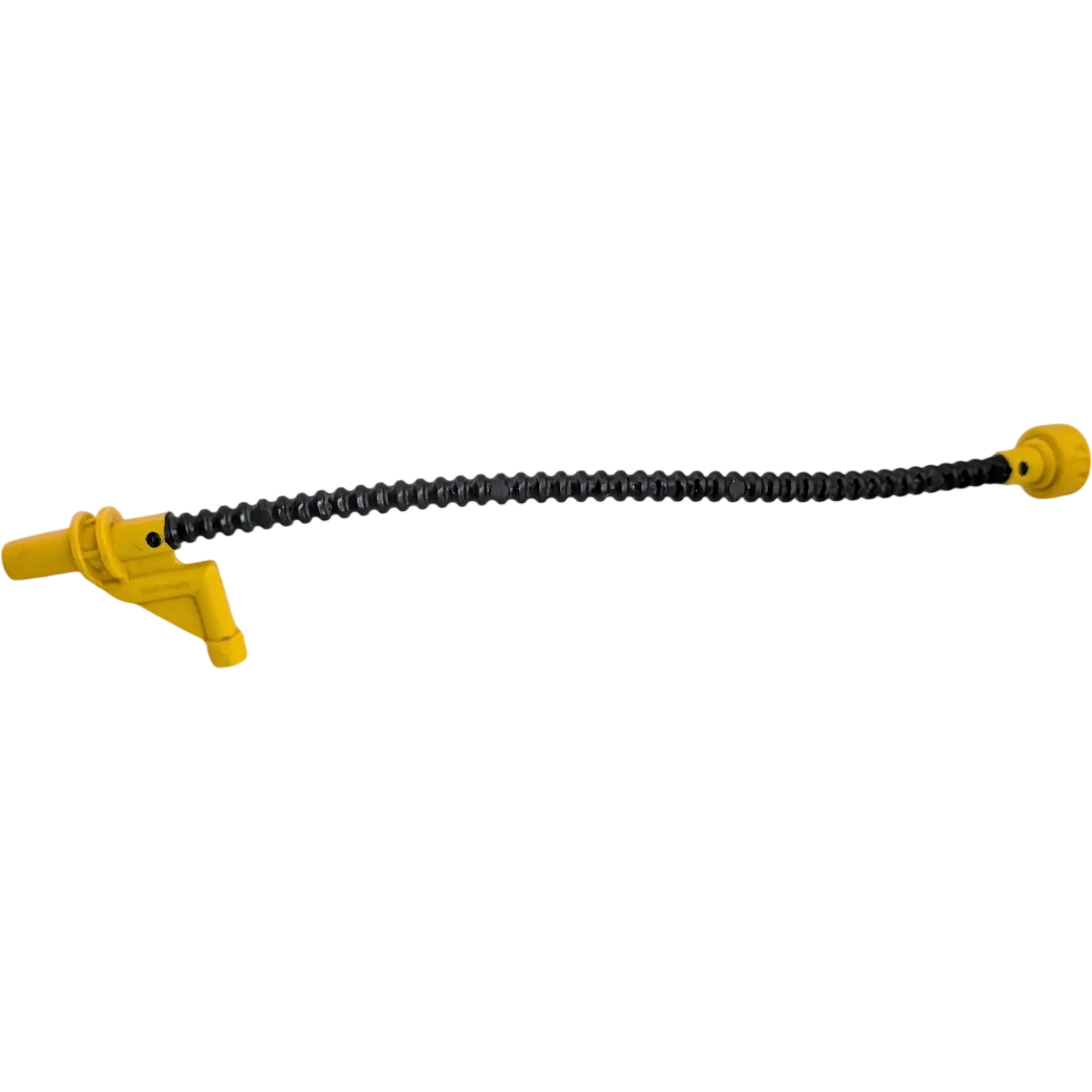 Lego Duplo Schlauch Schwarz mit gelbem Anschluss und Zapfpistole Spritze, Ansicht 2
