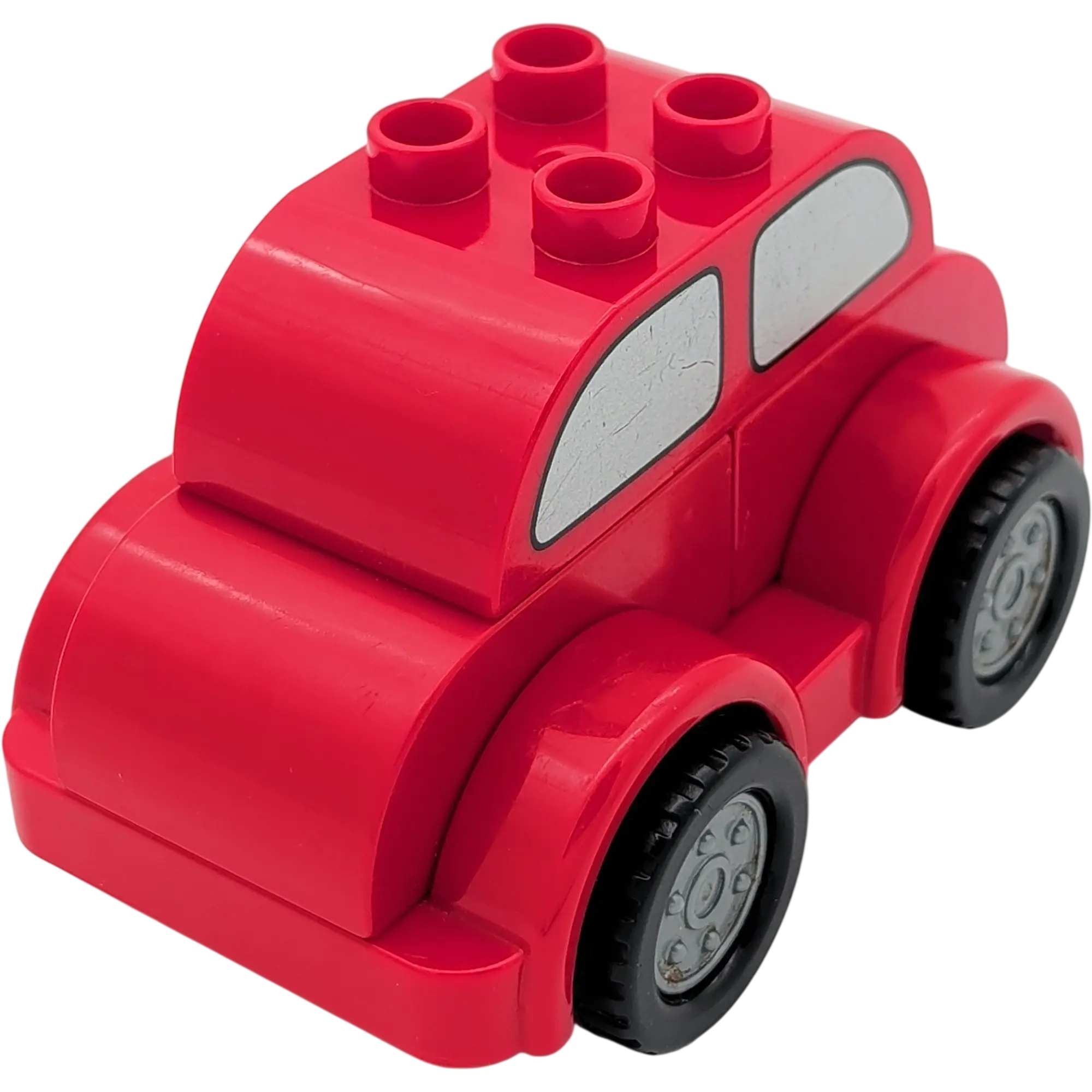 Lego Duplo Fahrzeug Auto 4-teilig Rot
