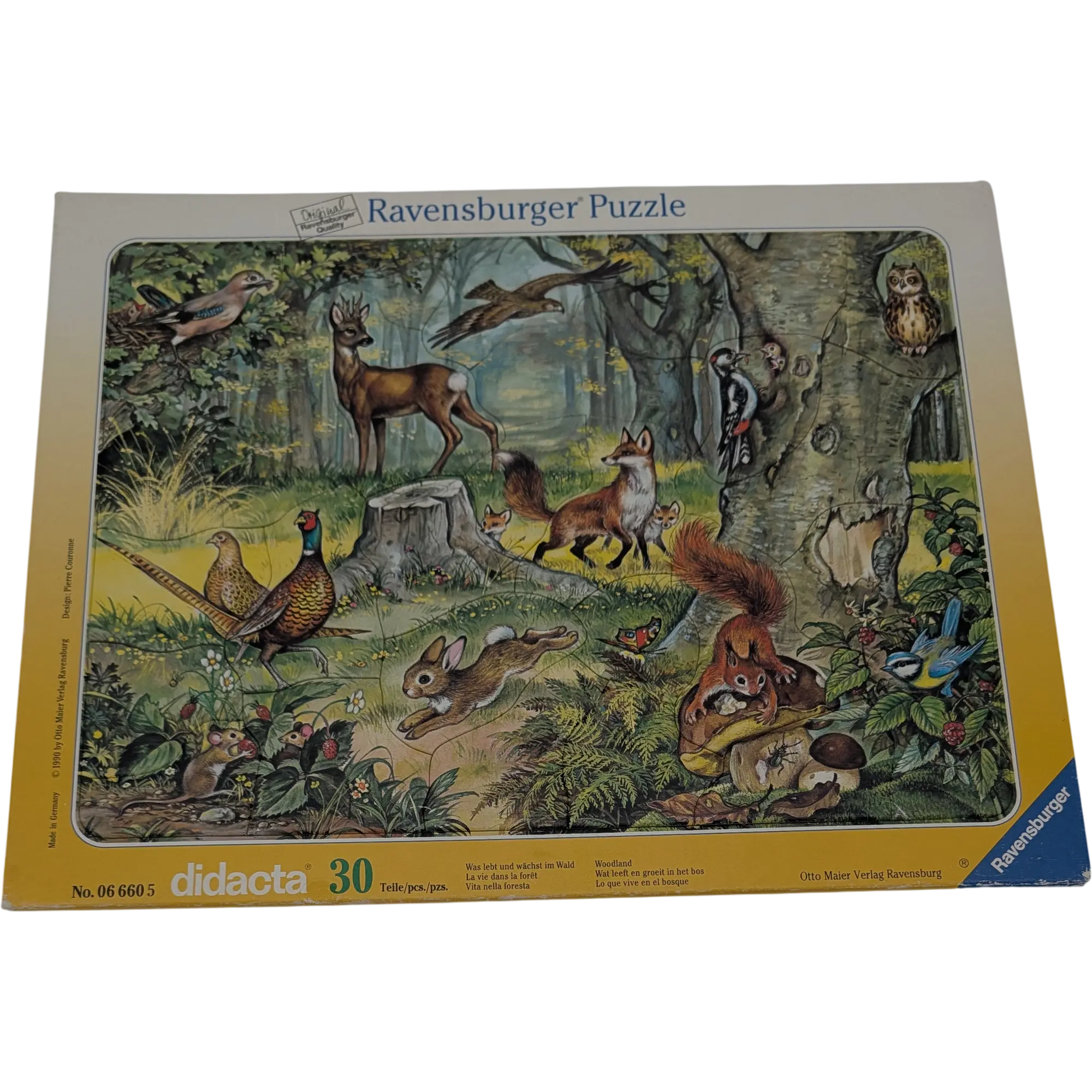 Ravensburger Rahmenpuzzle Didacta Was lebt und wächst im Wald No. 066605