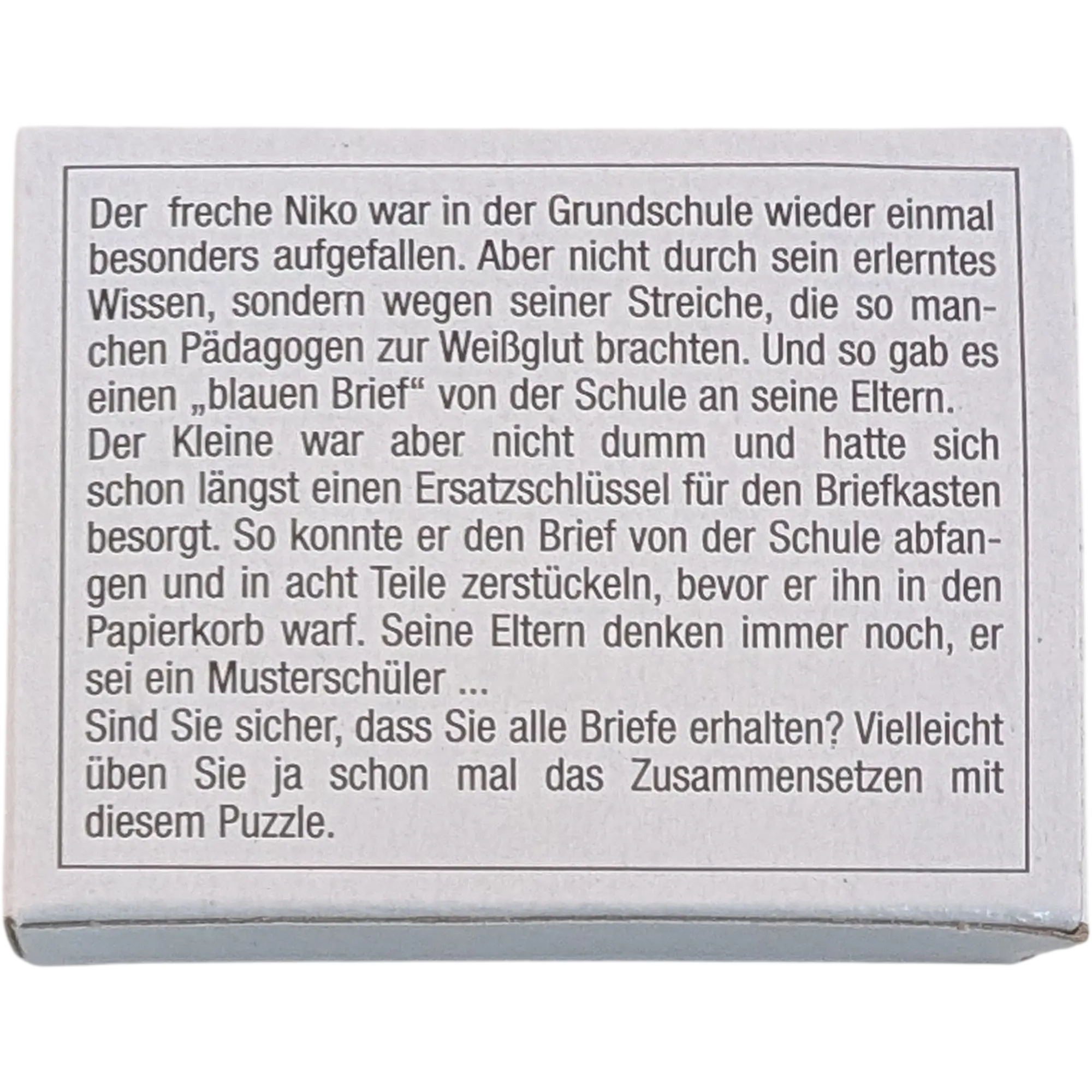 Bartl Mini Spiele Geduldspiele Der geheime Brief, Ansicht 3