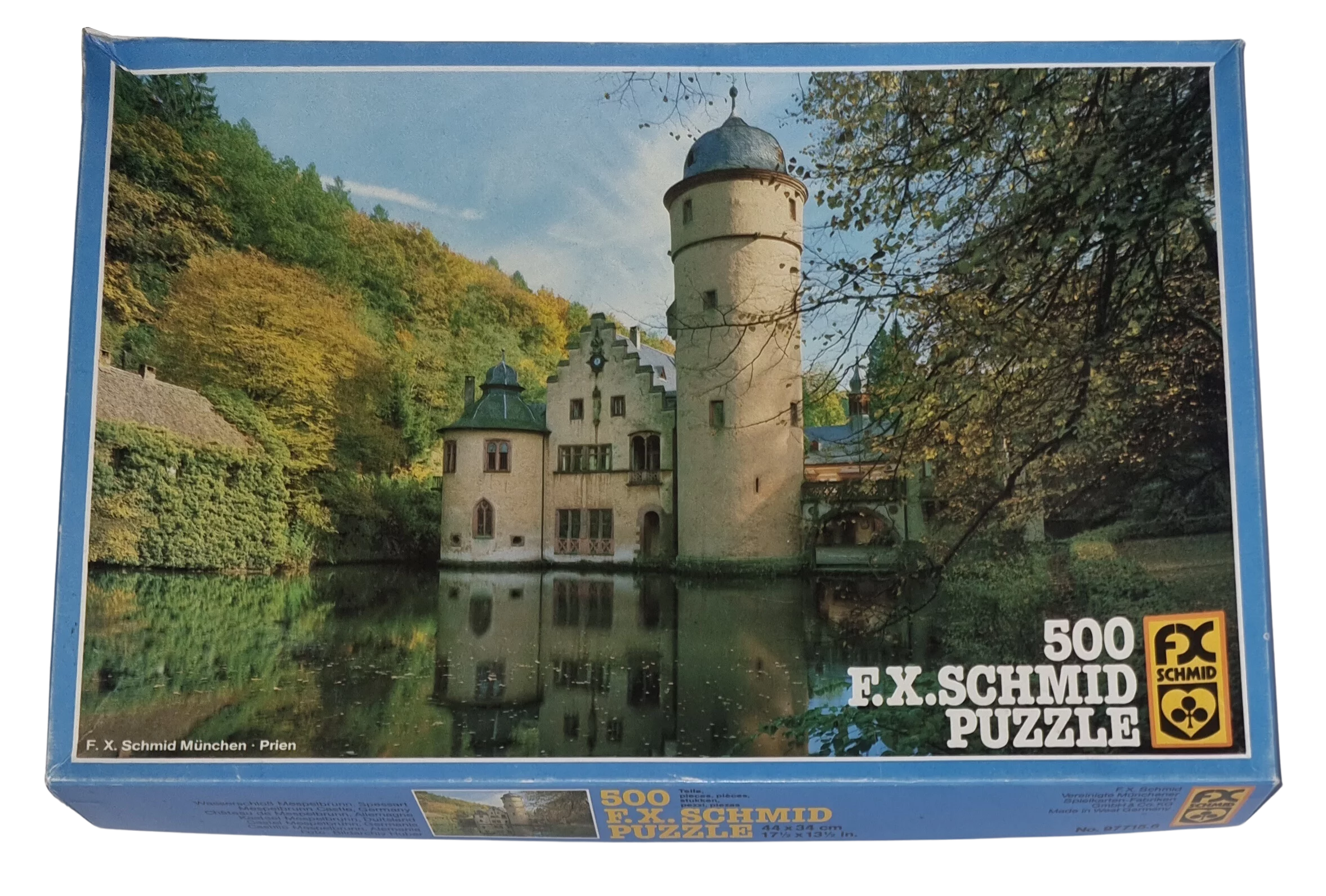 FX Schmid Puzzle 500 Teile Mespelbrunn, Spessart 977156