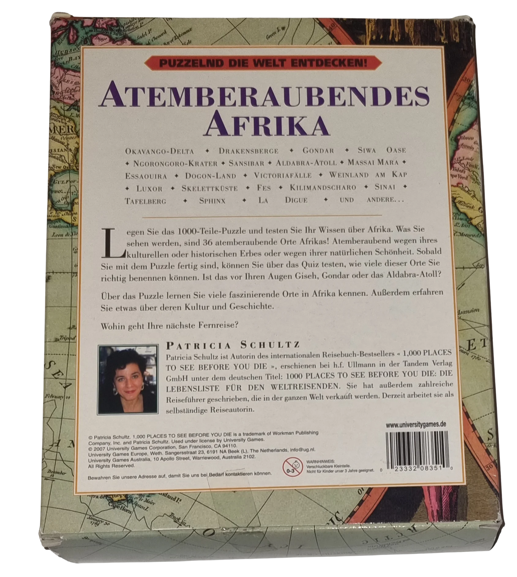 University Games Atemberaubendes Afrika Puzzle 1000 Teile 08351