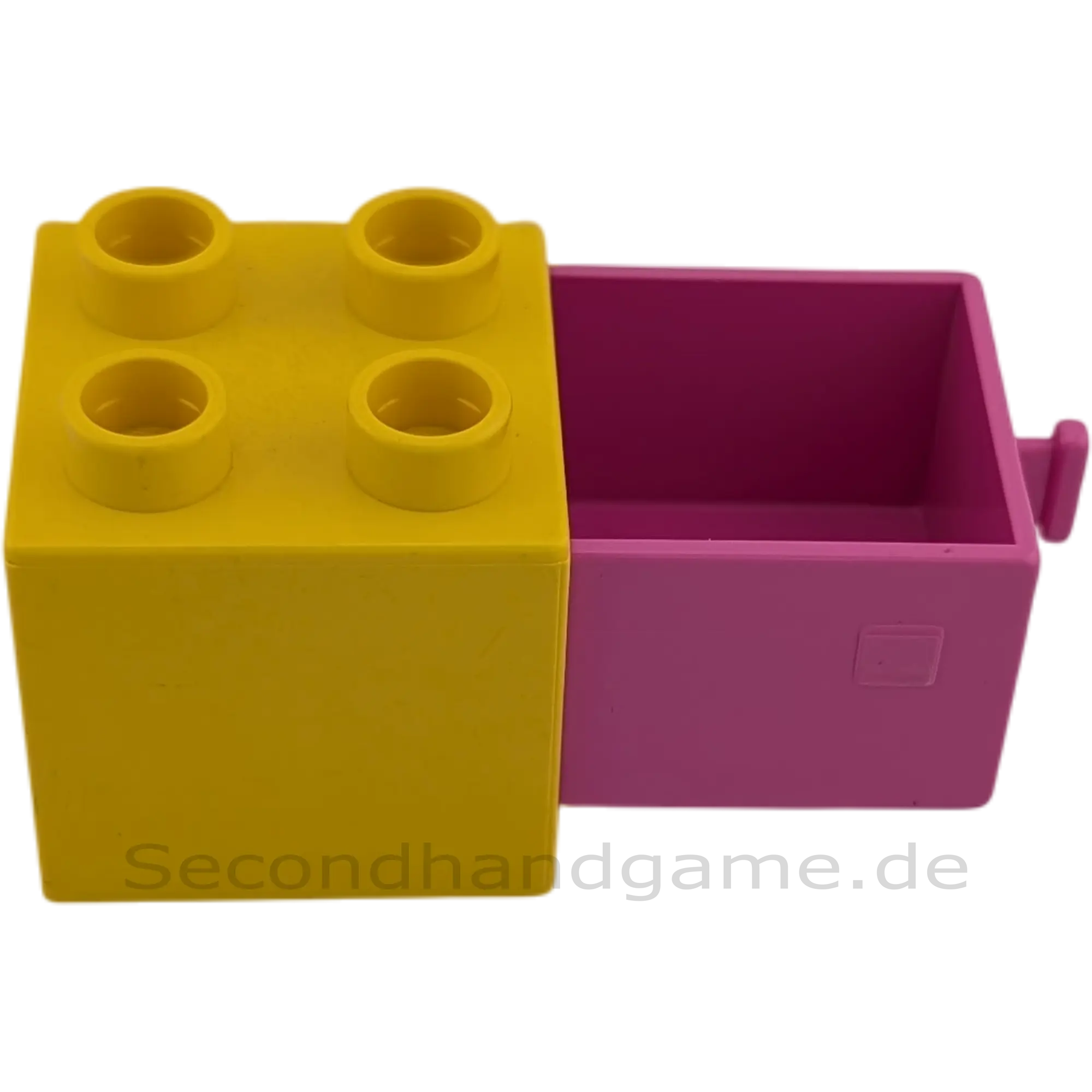 Lego Duplo 4890 Regal Schrank Gelb mit pinker Schublade, Ansicht 2