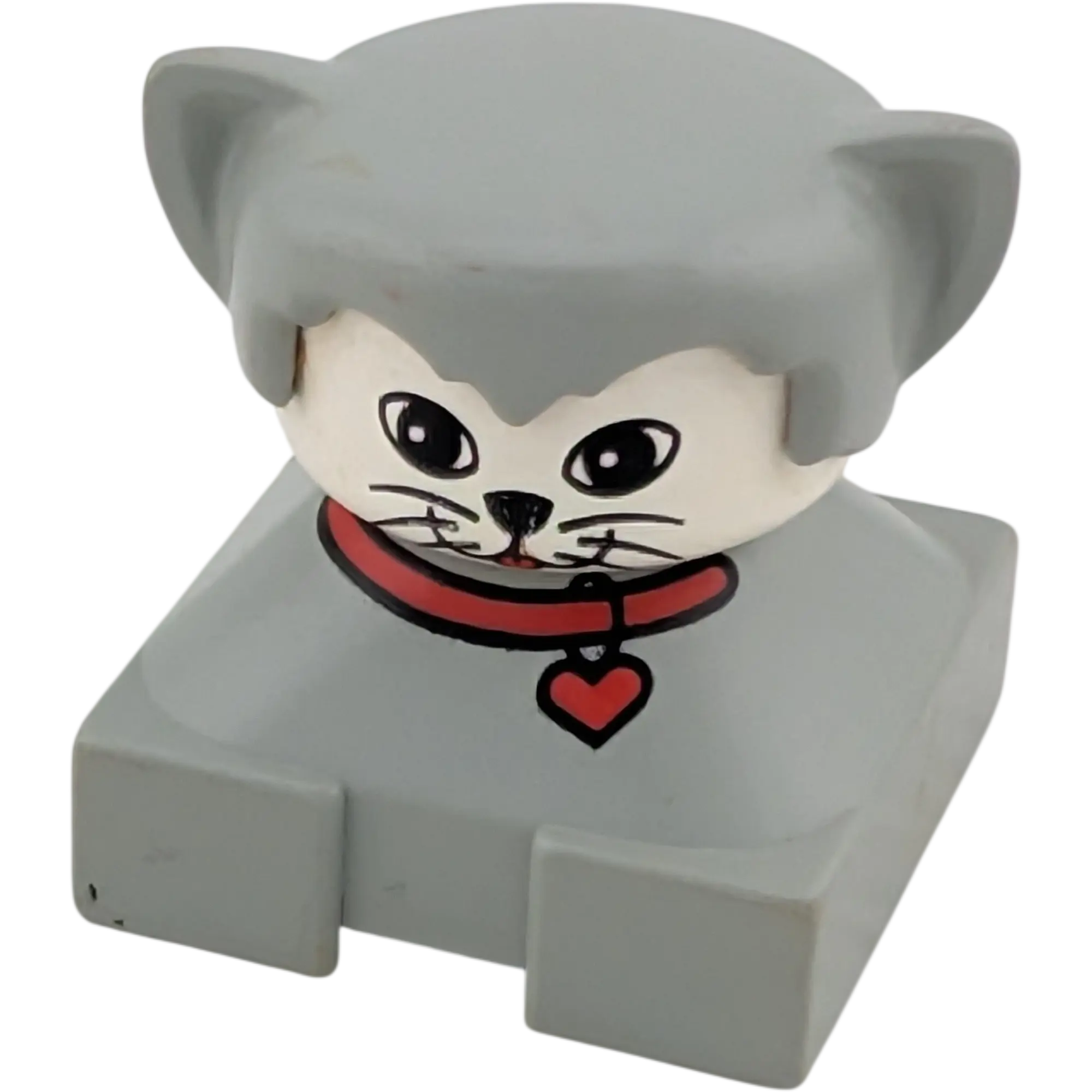 Lego Duplo ältere Figur Katze Grau 2327
