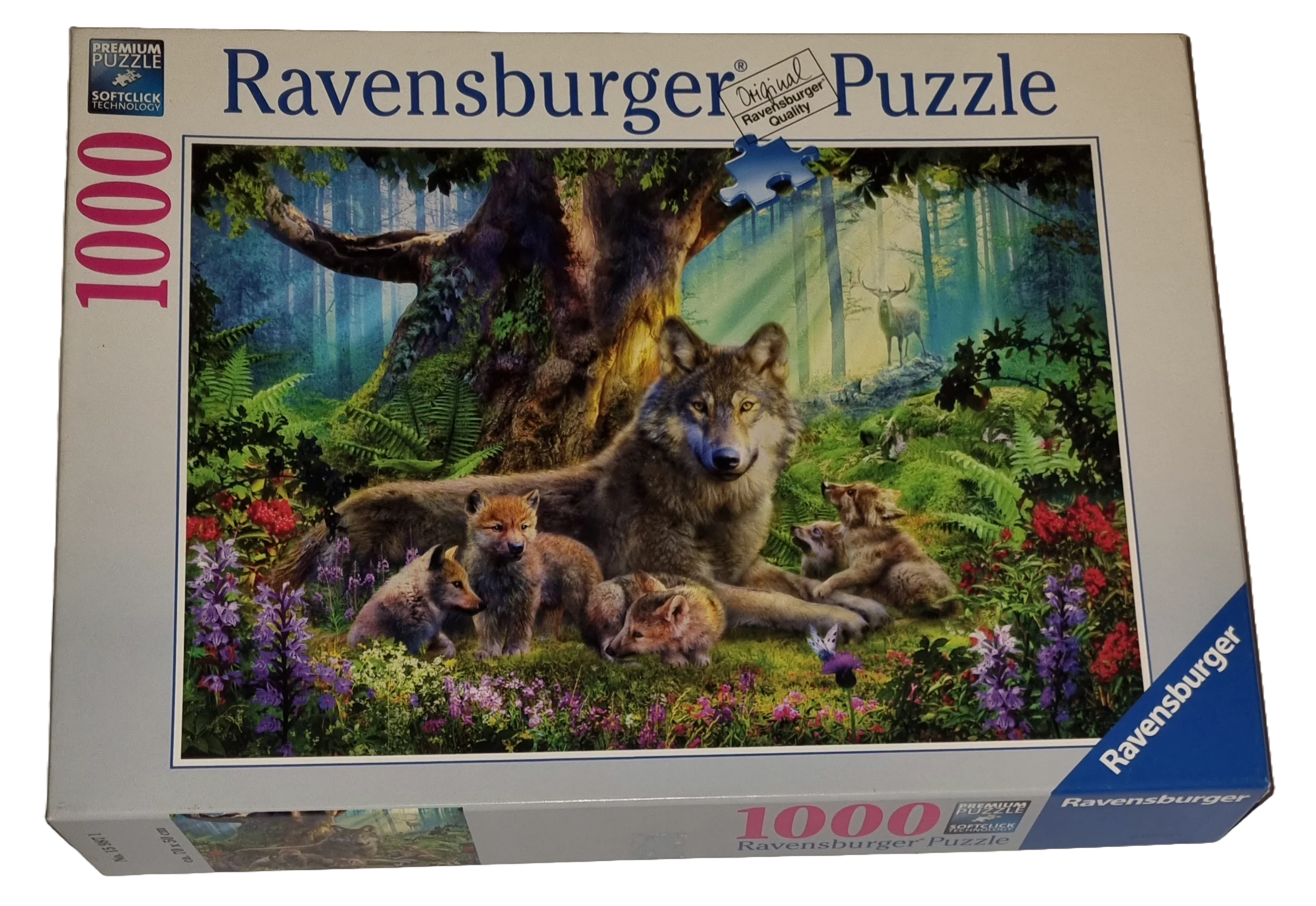 Ravensburger Puzzle Premium softclick 1000 Teile 159871 Wölfe im Wald