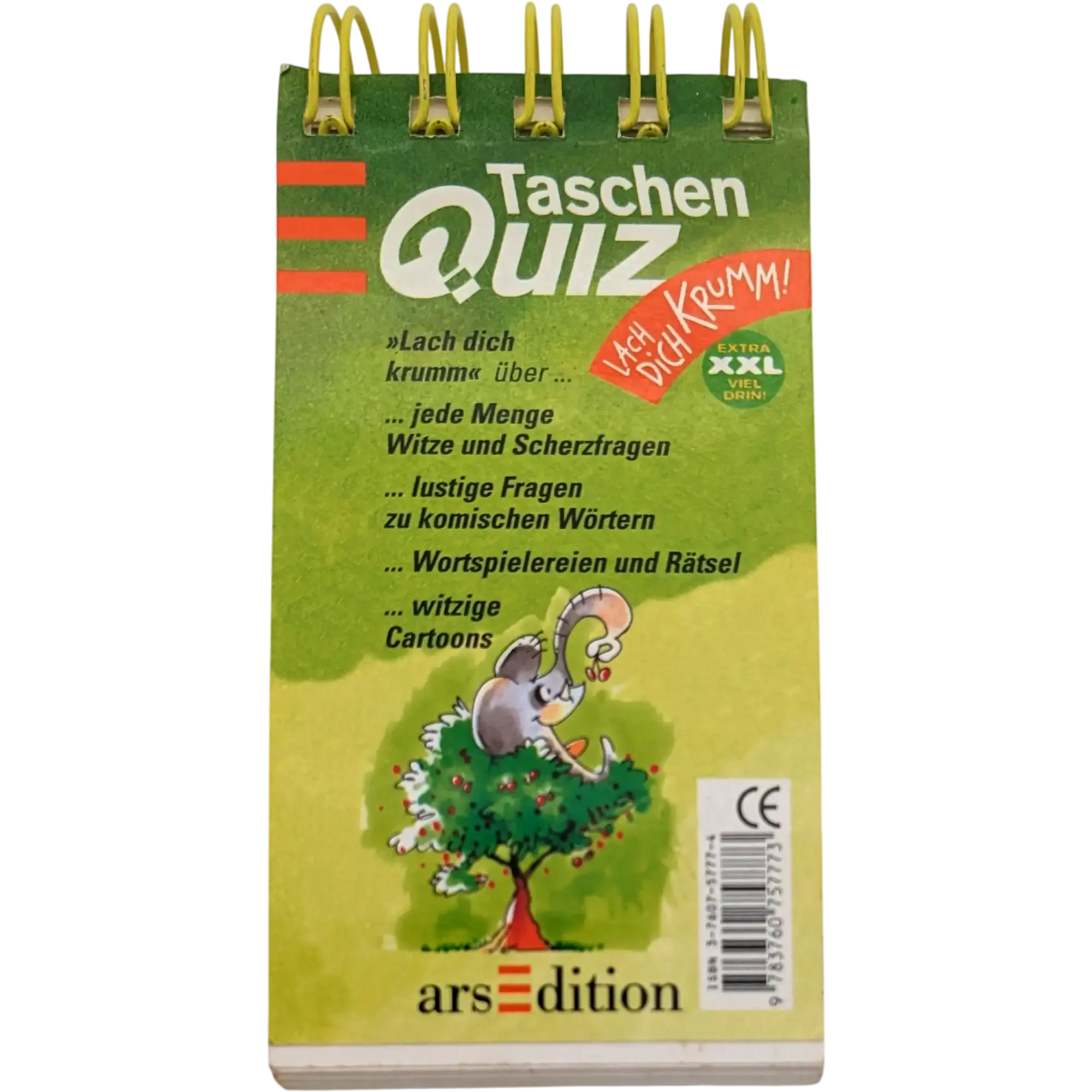 arsEdition Taschenquiz Lach dich krumm! Extra XXL Witze Scherzfragen Rätsel 8-12 Jahre, Ansicht 3