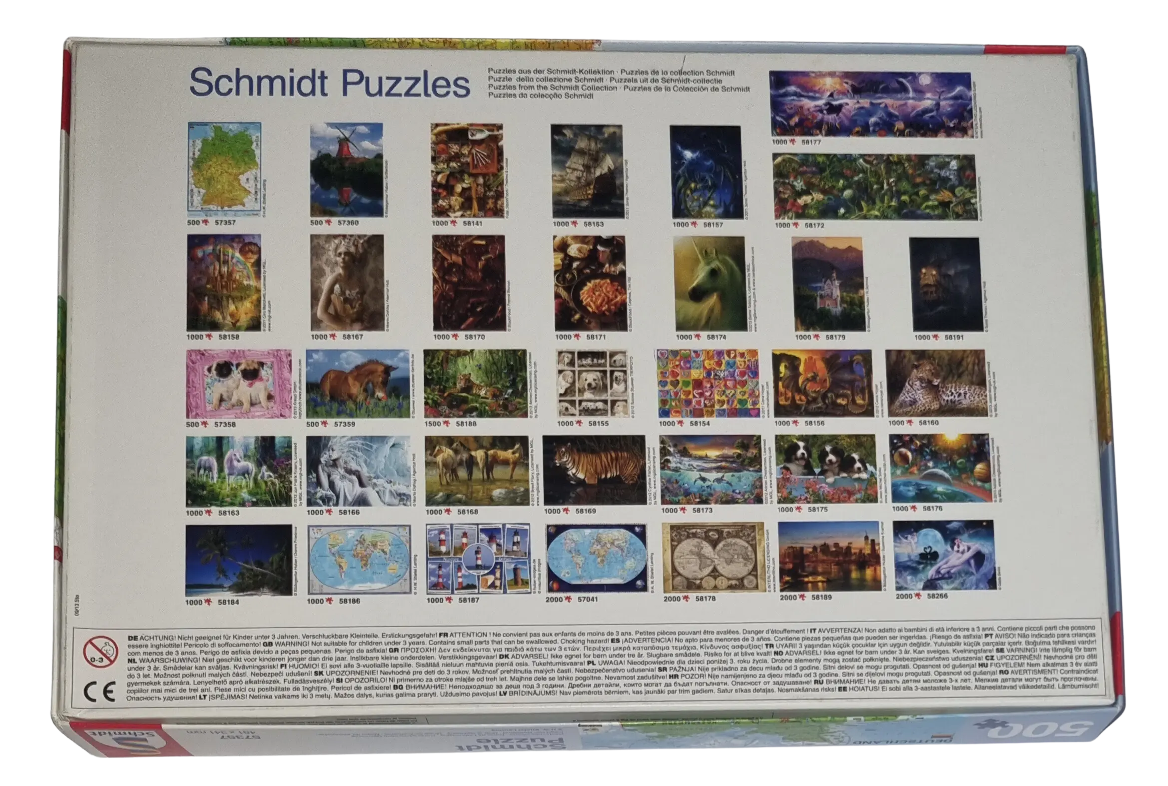 Schmidt Puzzle 500 Teile 57357 Deutschlandkarte