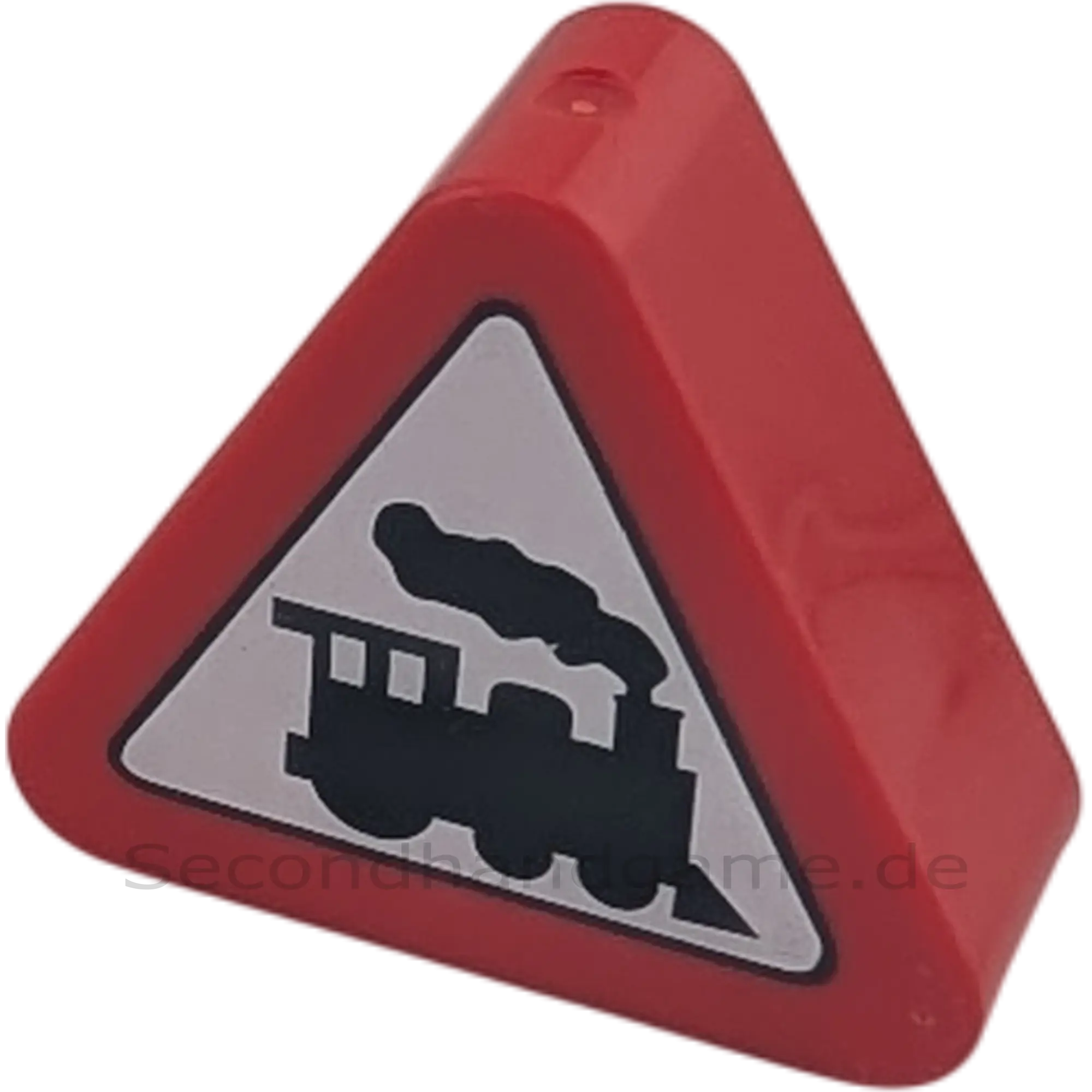 Lego Duplo 42025 Schild Eisenbahn Zug Rotes Dreieck mit Zug