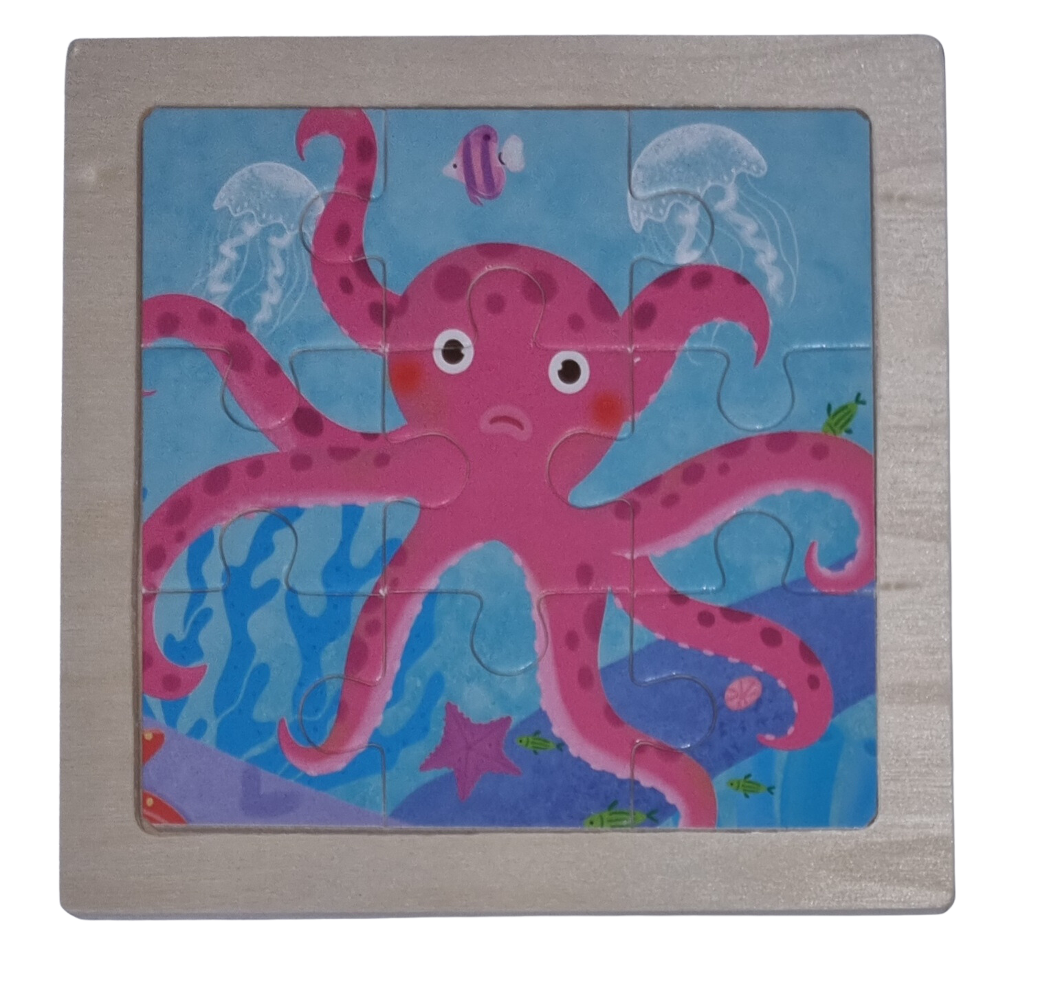 Legepuzzle Holzpuzzle 9 Kracke Qualle