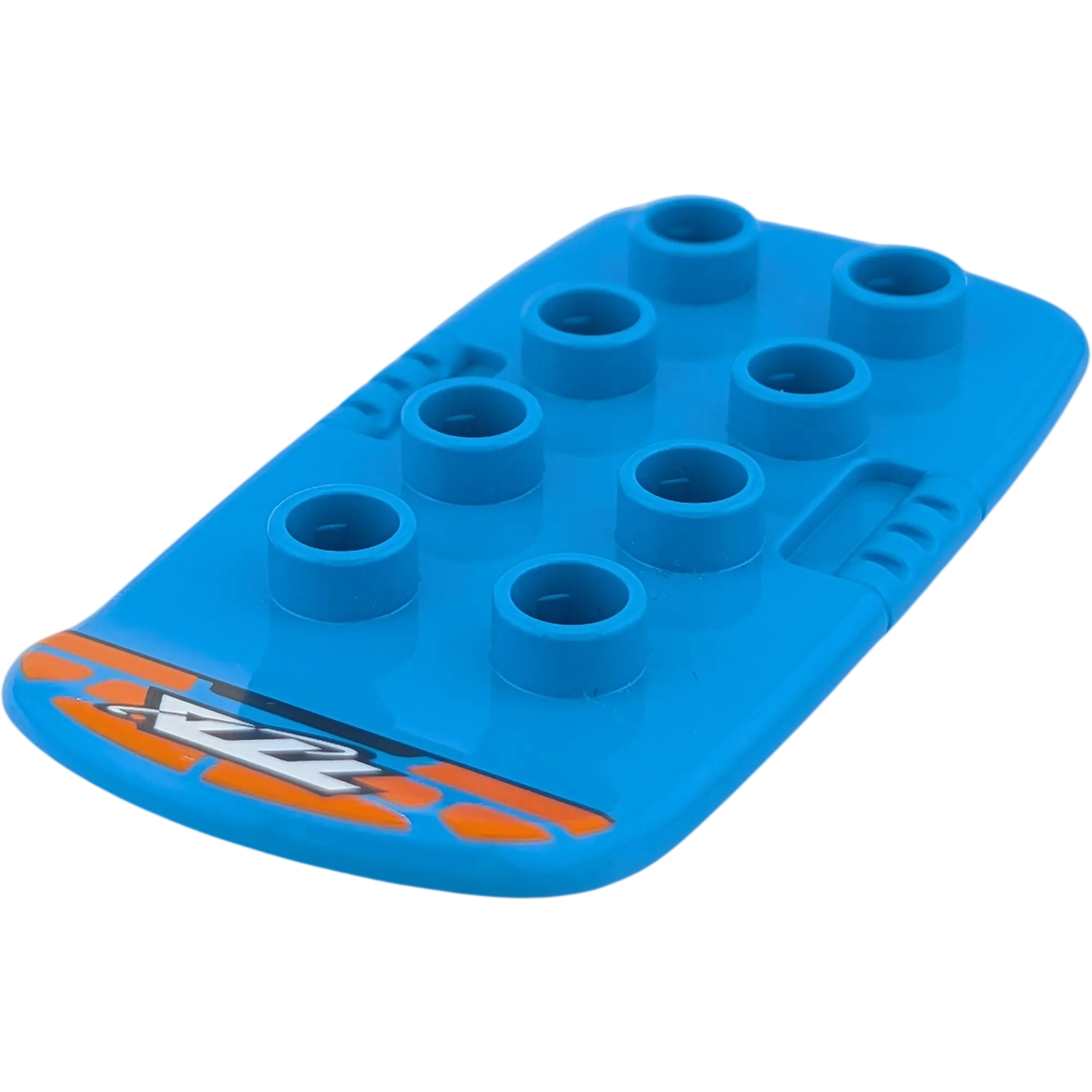 Lego Duplo 24181 Surfboard Krankentrage Schlitten Surfbrett Azur bedruckt mit Orange Mills