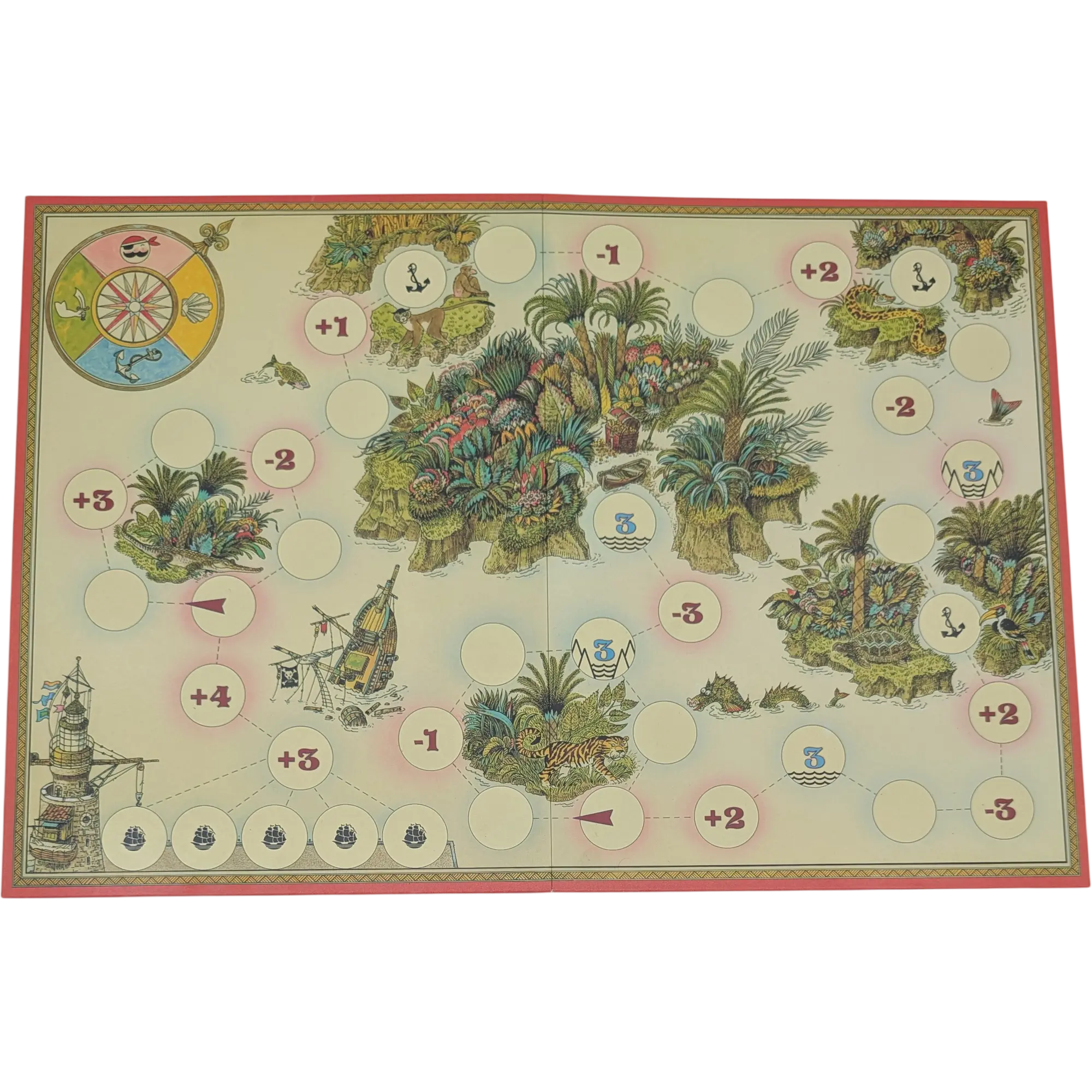 Innovakids Piratenspiel Spielplan Spielbrett
