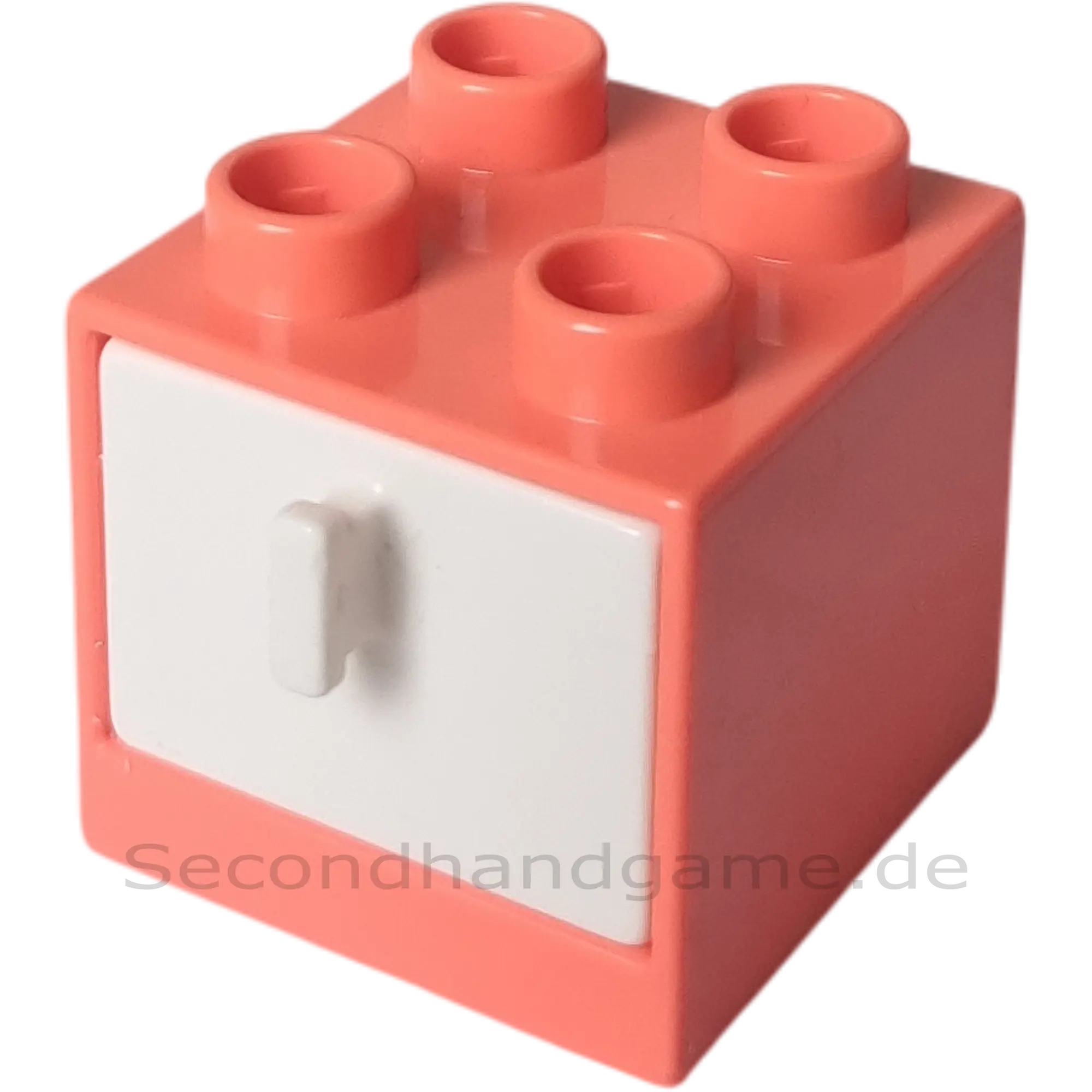 Lego Duplo 4890 Regal Schrank Knallpink mit Schublade Weiß