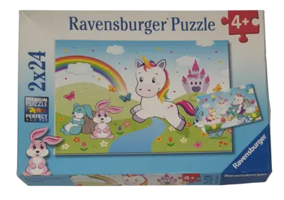 Ravensburger Märchenhaftes Einhorn 2 x 24 Teile Premium Puzzle 078288