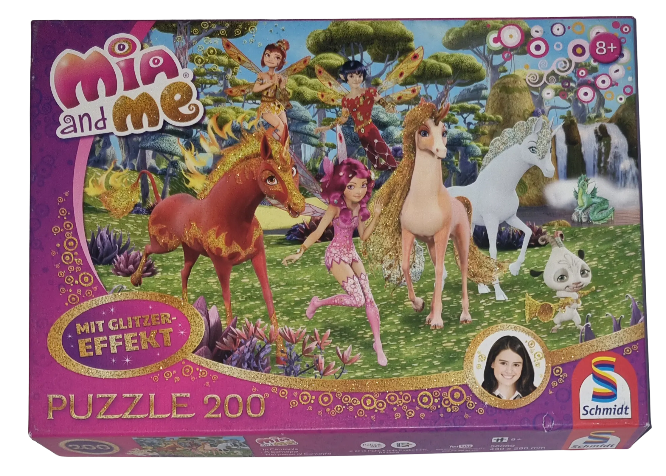 Schmidt Puzzle Mia and me 200 Teile 56069 mit Glitzereffekt