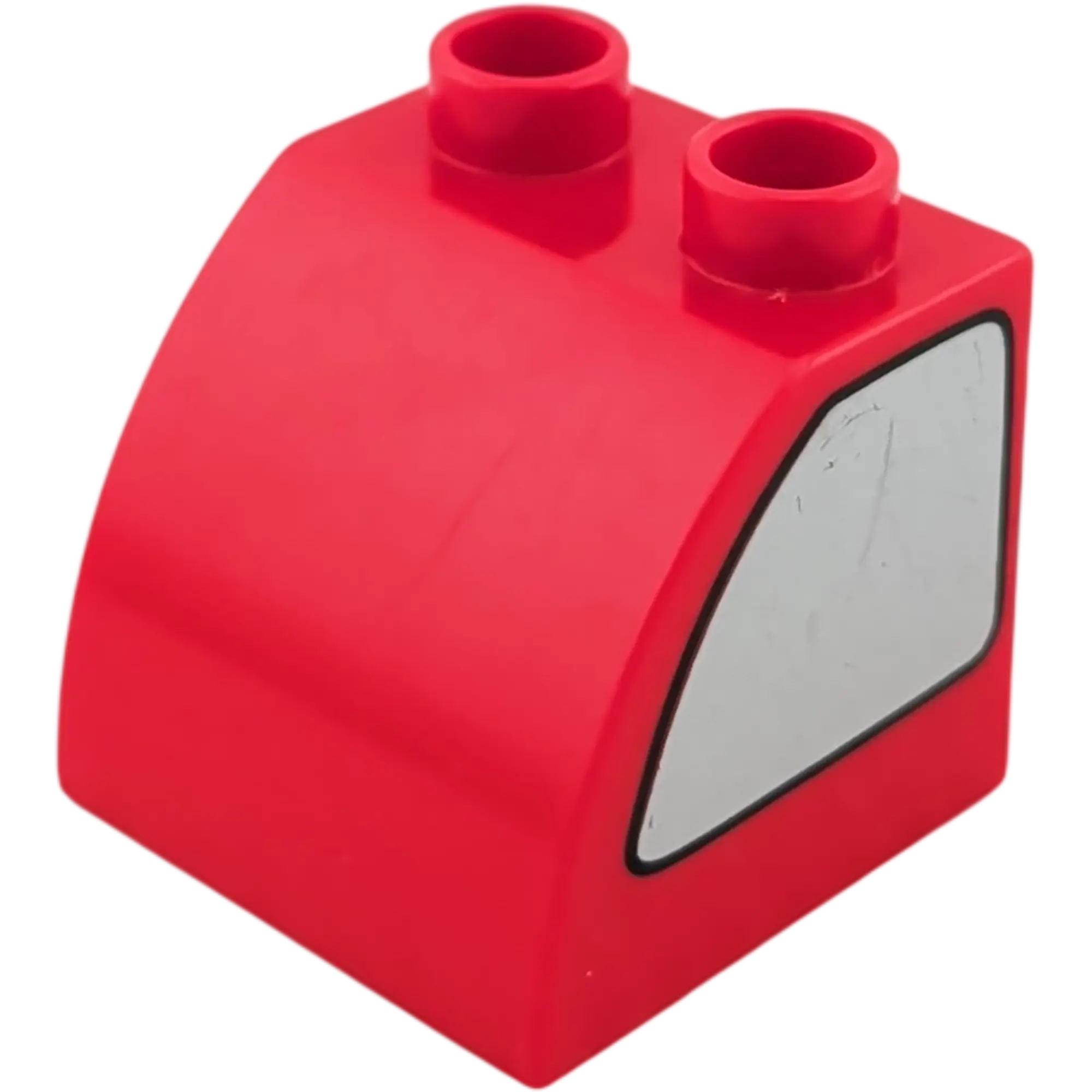 Lego Duplo 11170 Stein Halbrund Rot mit Fenster