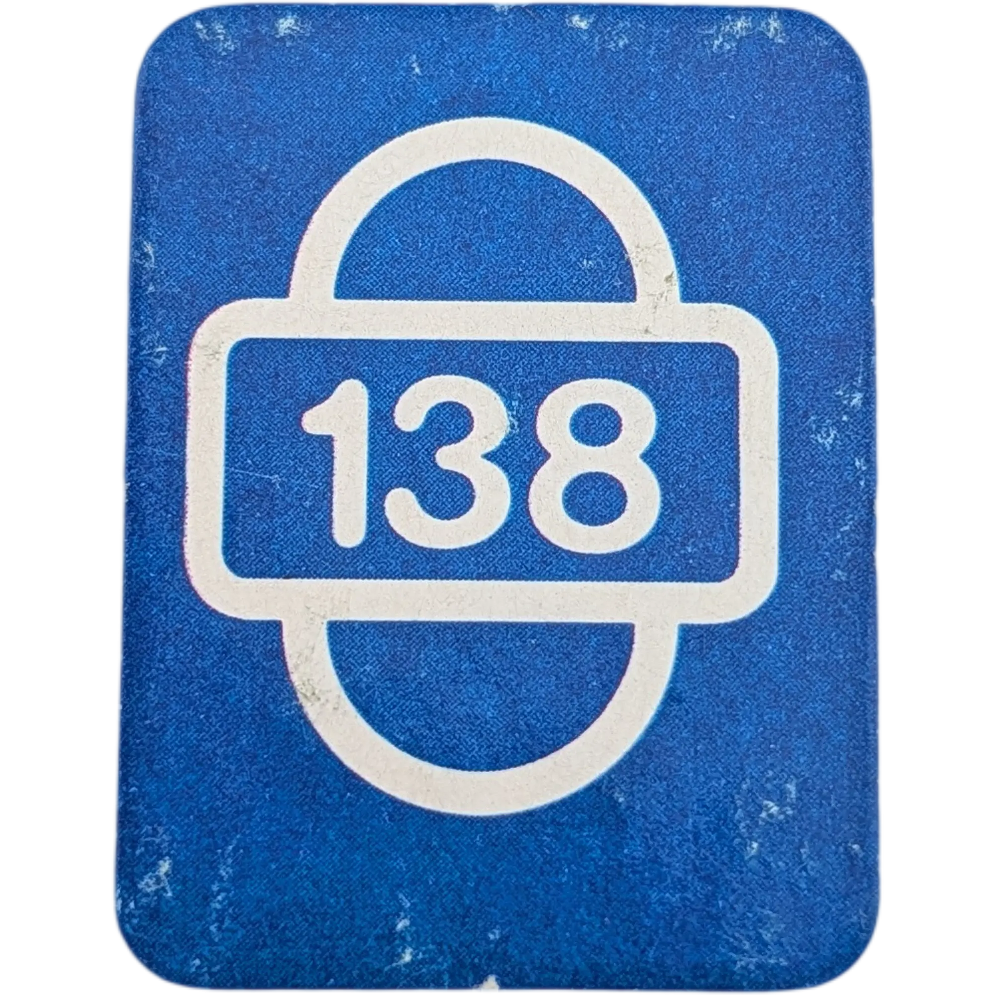 Ravensburger Scotland Yard Ersatzteile Blau Startkarte Zahl Einhundertachtunddreißig 138