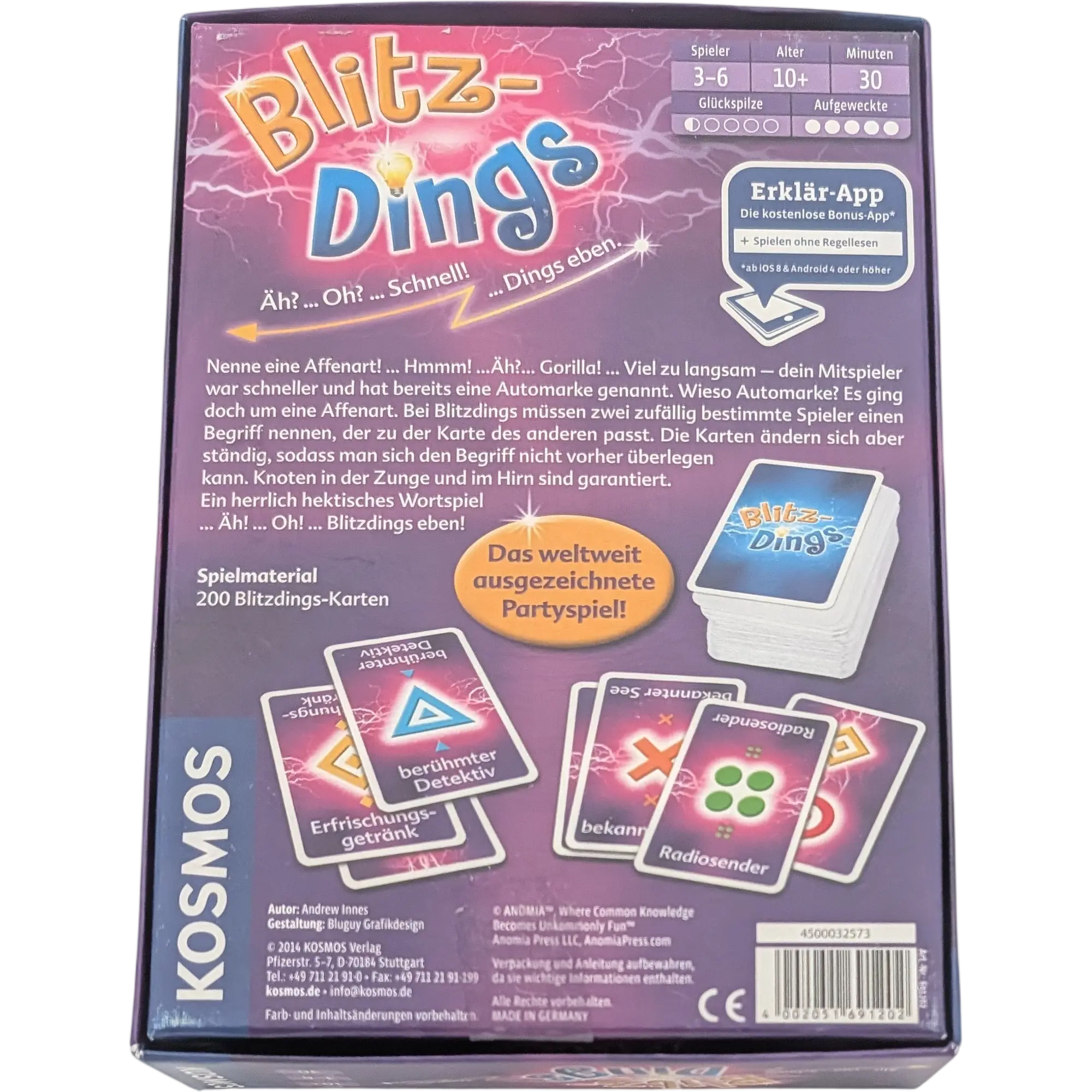 Kosmos Blitz-Dings Partyspiel 691202