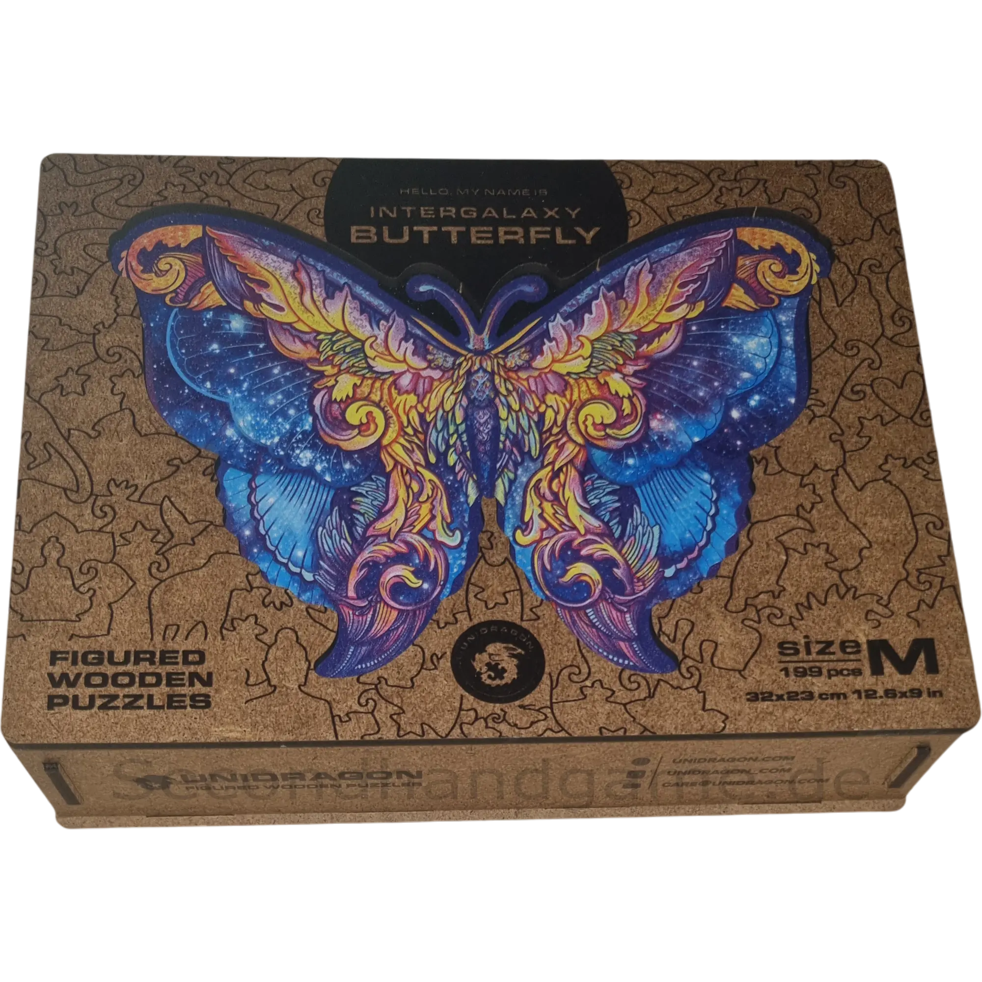 Intergalaxy Butterfly Holzpuzzle 199 Teile ab 8 Jahren