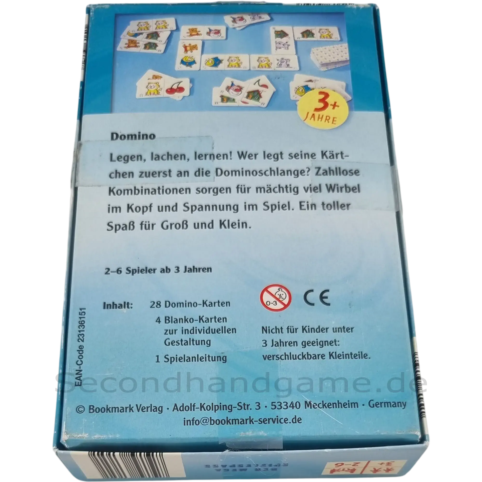 Bookmark Verlag Domino, ab 3 Jahren