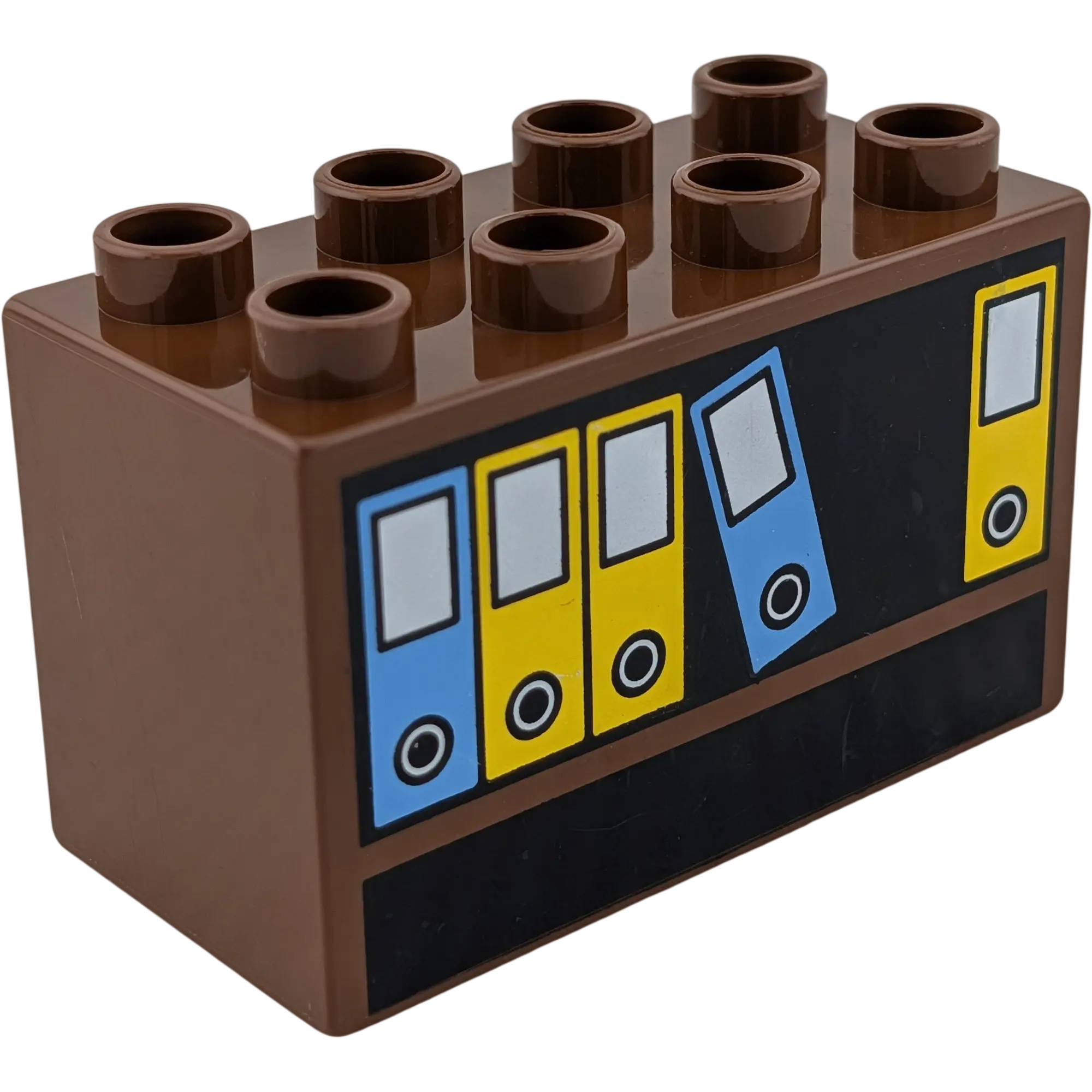 Lego Duplo 31111 Stein Dunkelbraun mit Bücheregal 2x4x2