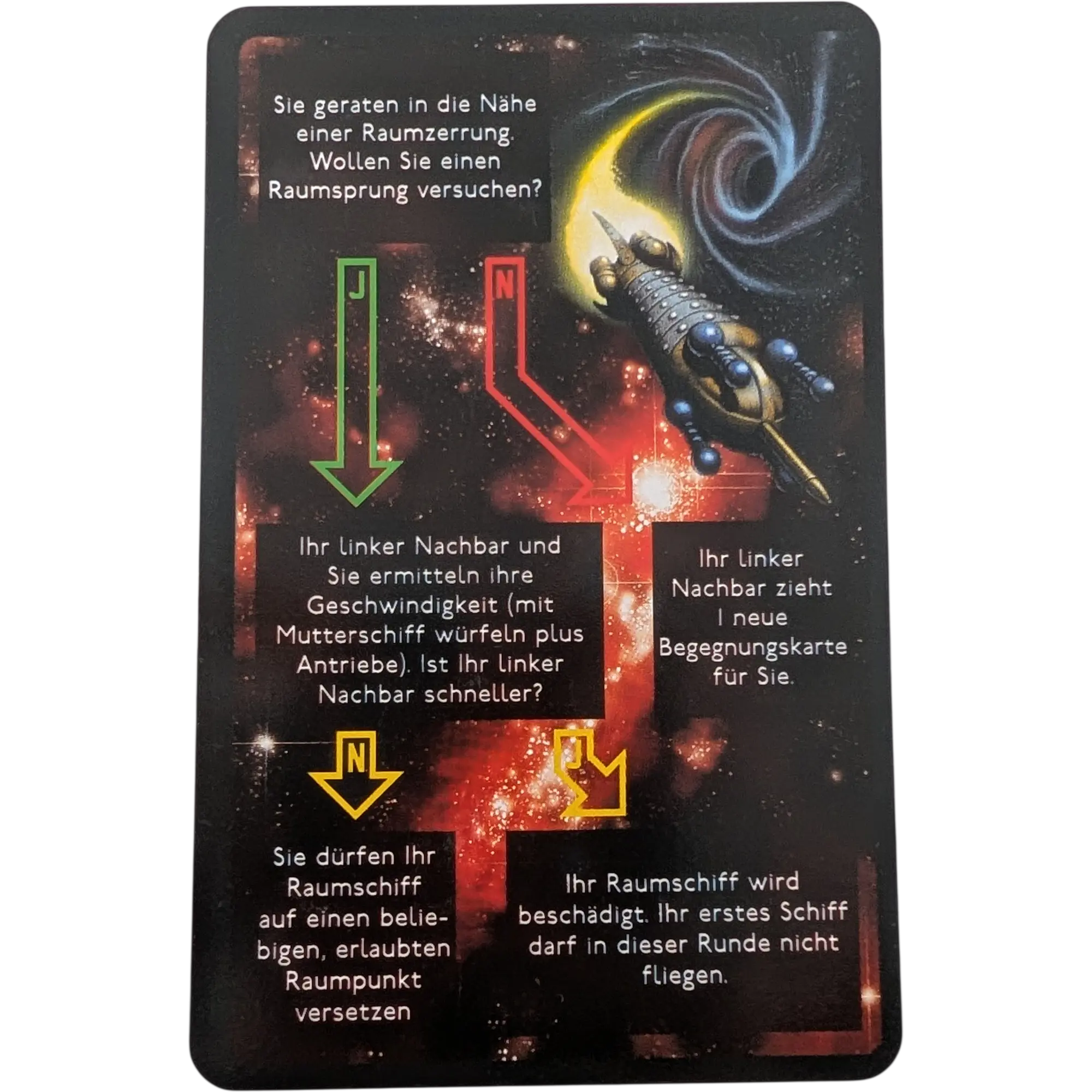 Kosmos Die Sternenfahrer von Catan Ersatzteil Begegnungskarte 12