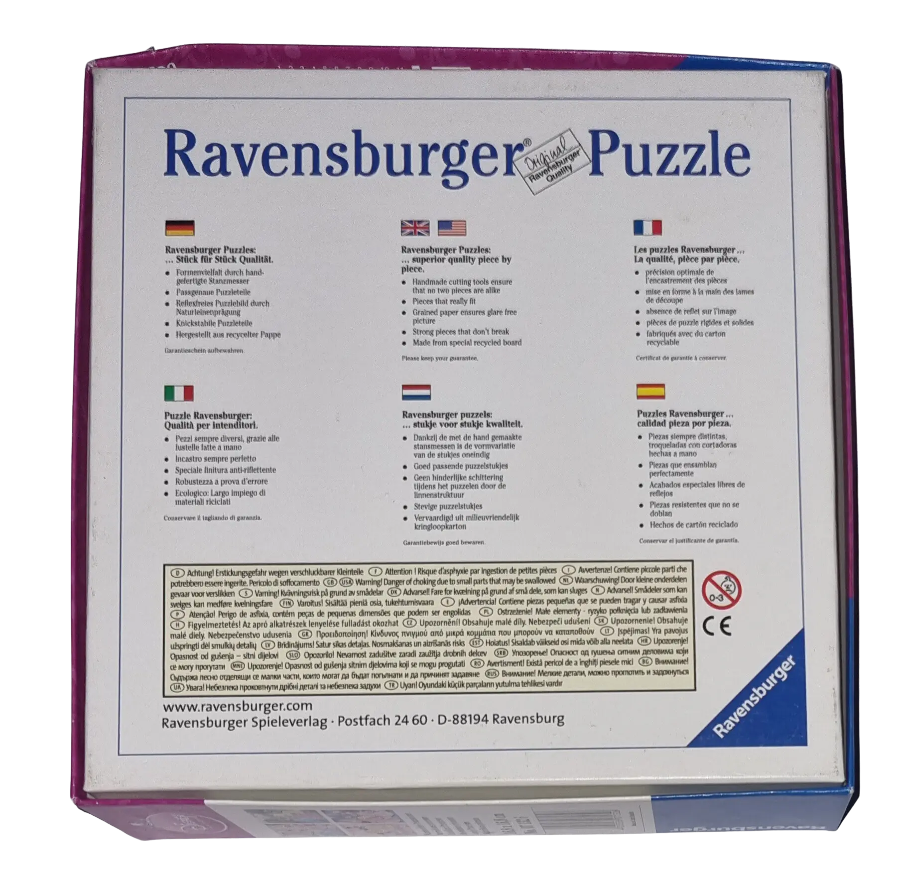 Ravensburger Disney Princess 4 Puzzle 6, 9 , 12 und 16 Teile 071326 Wunderschöne Prinzessinnen