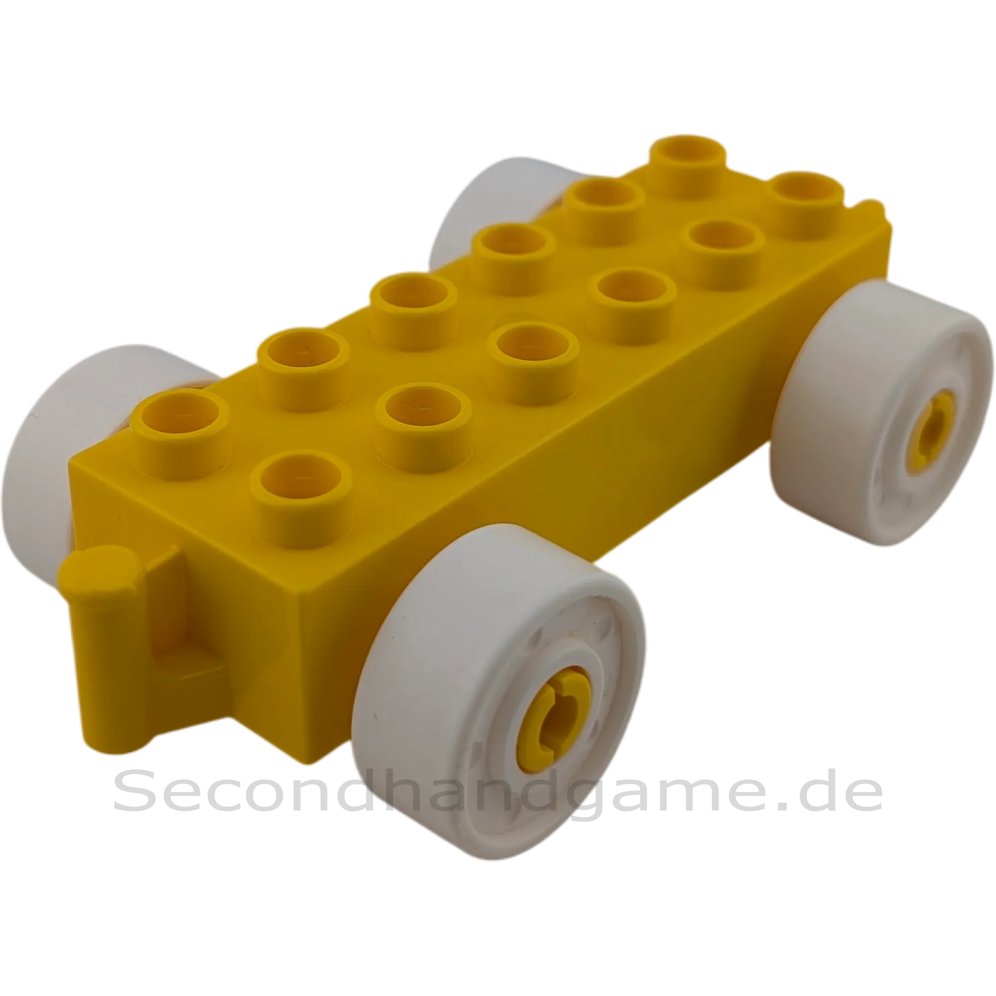 Lego Duplo Eisenbahn Anhänger Gelb Weiß