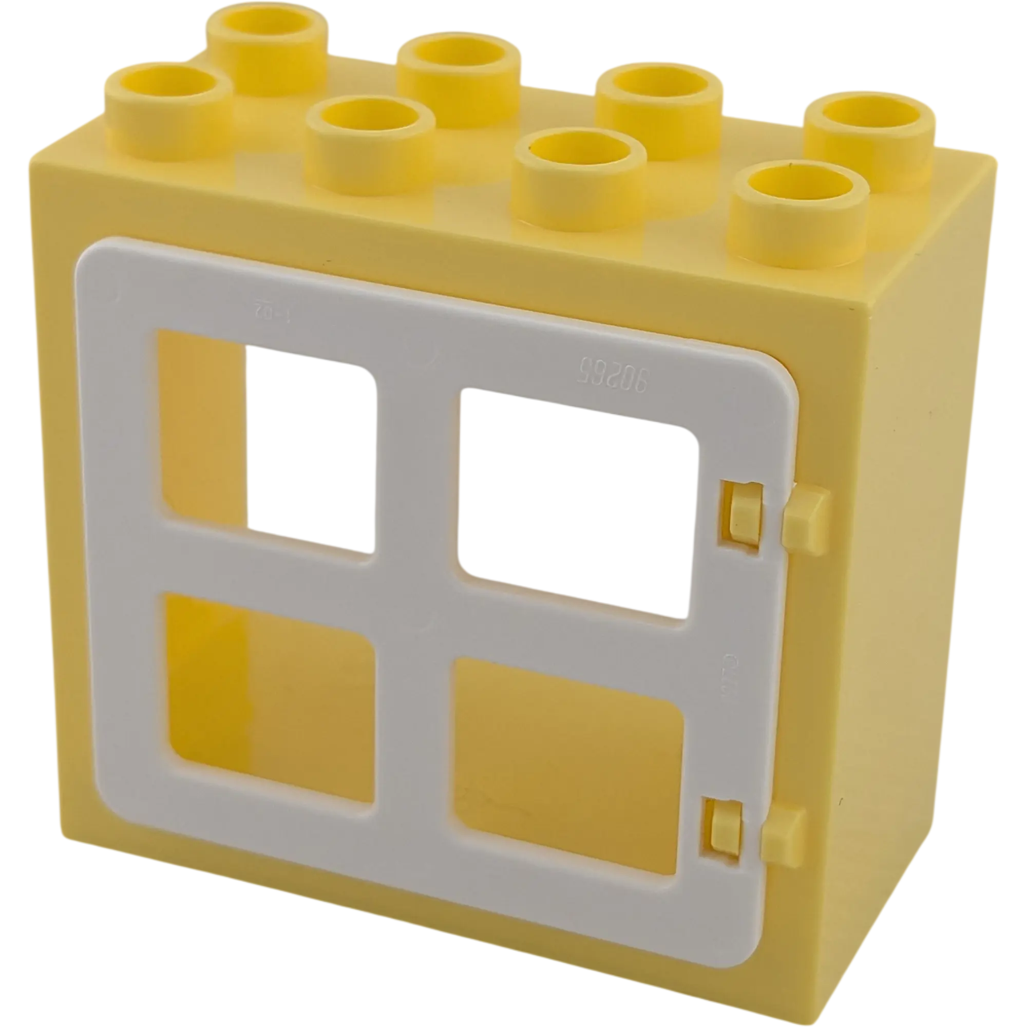 Lego Duplo 61649 Fenster 2x4 Hellgelb Weiß