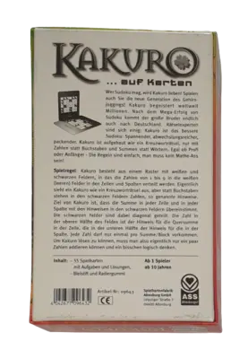 ASS Kakuro ... auf Karten