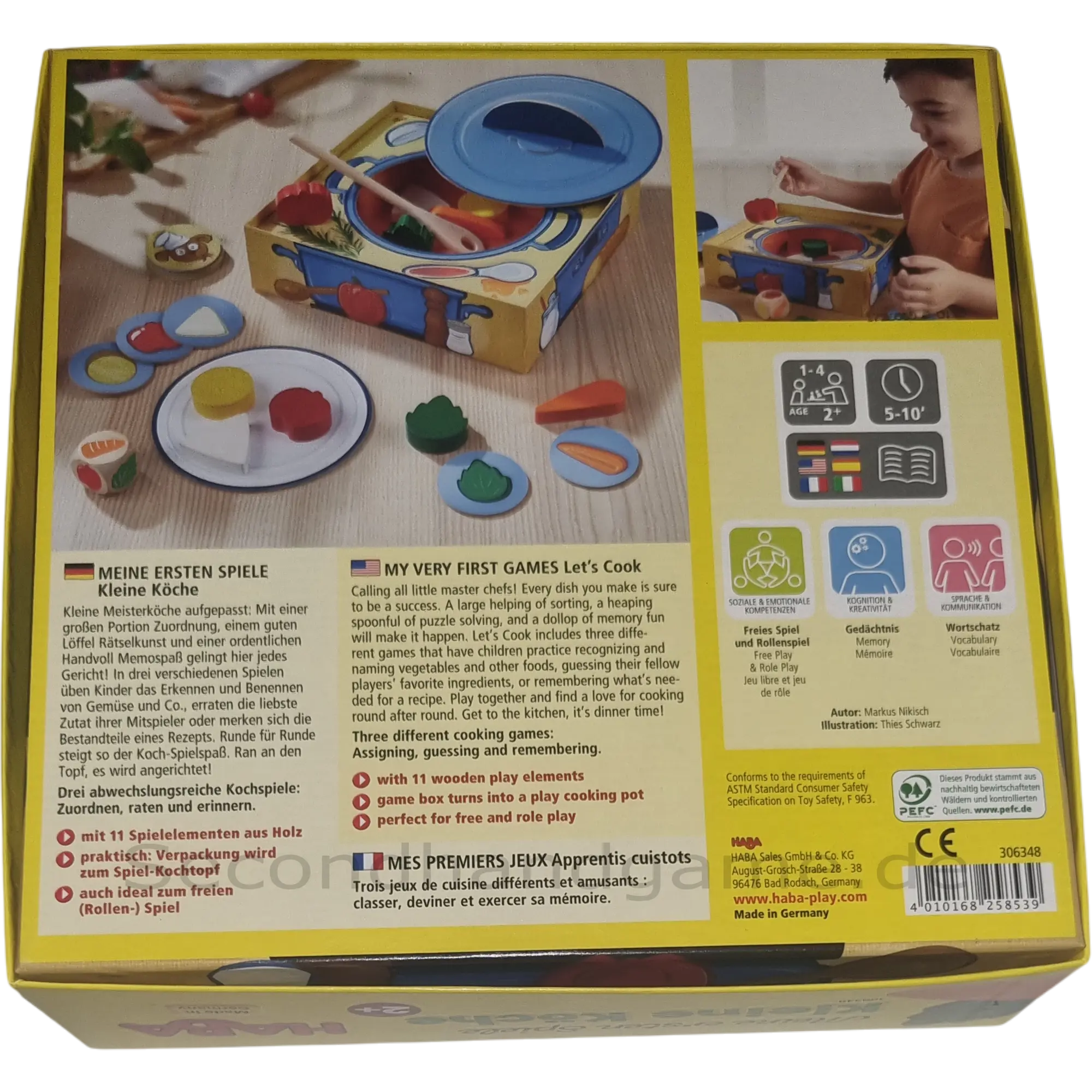 Set Di 6 Puzzle Giocattolo A Partire Dai 2 3 Anni - ABC Giochi Educativi Per Bambini