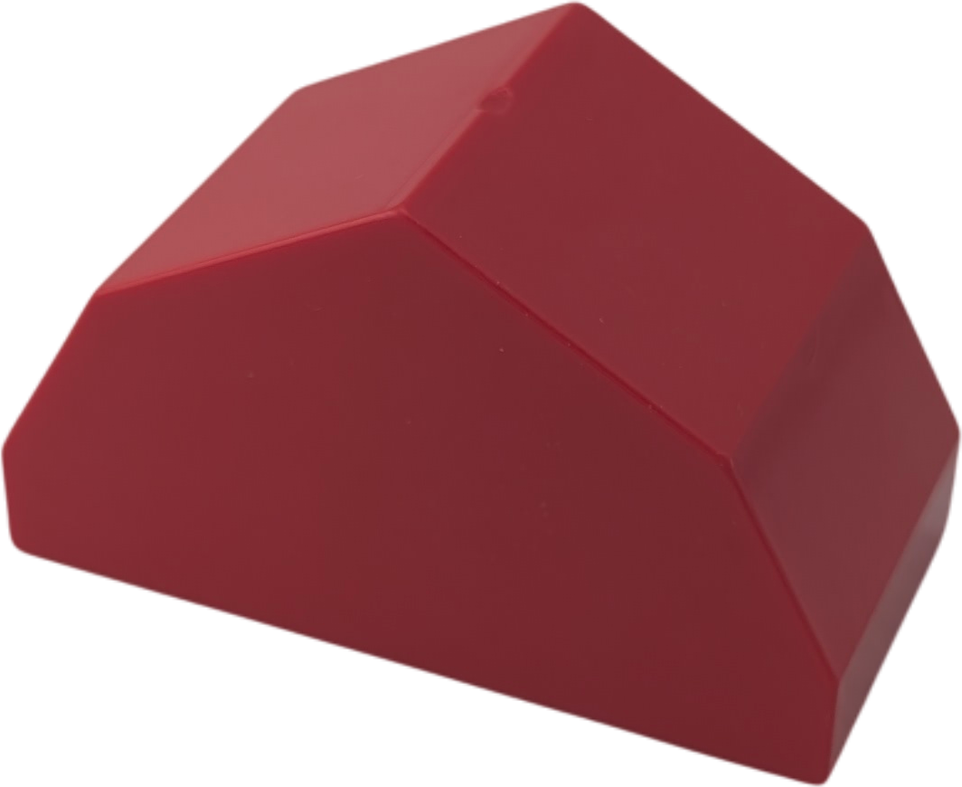 Lego Duplo Dach Stein 4x2x2 rot Spitzdach mit 7 Ecken