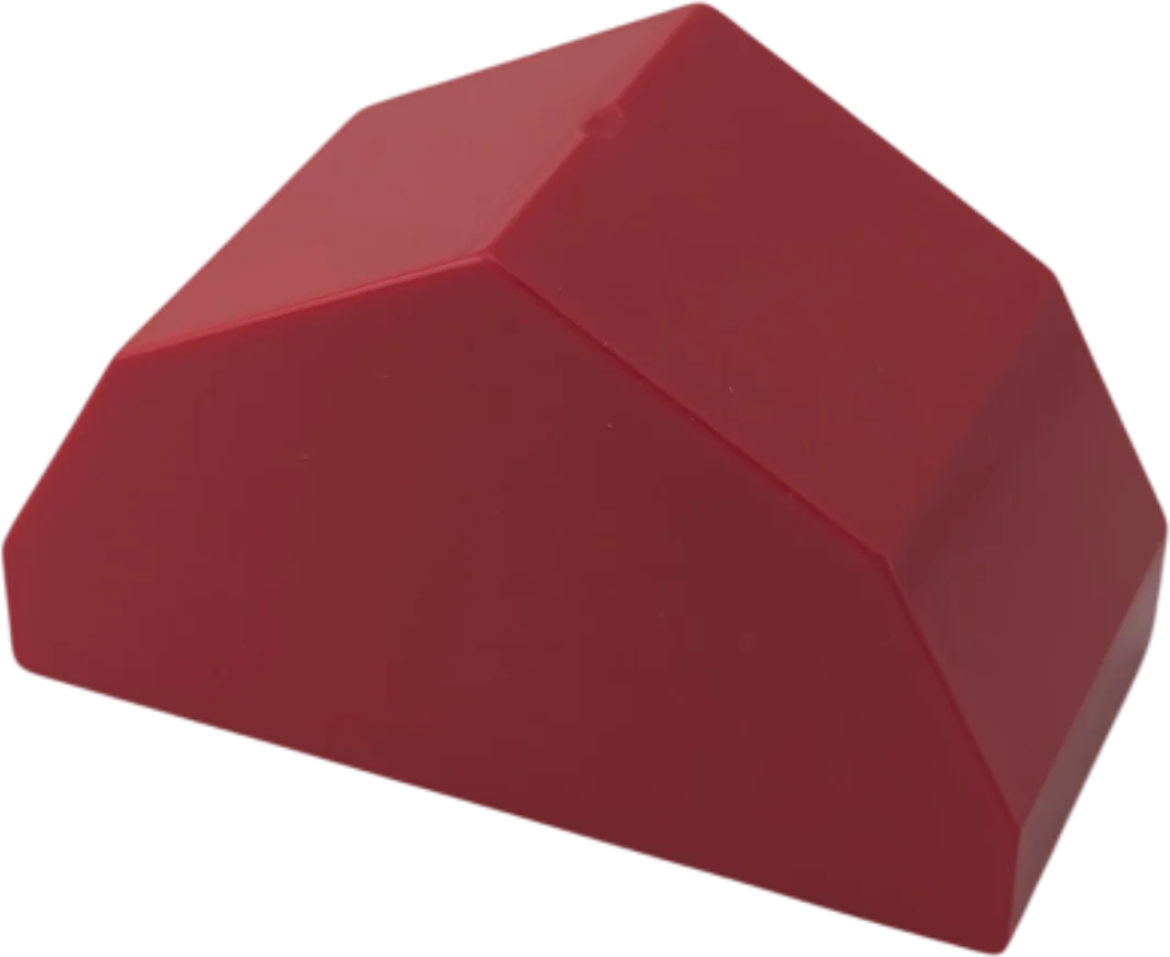 Lego Duplo Dach Stein 4x2x2 rot Spitzdach mit 7 Ecken