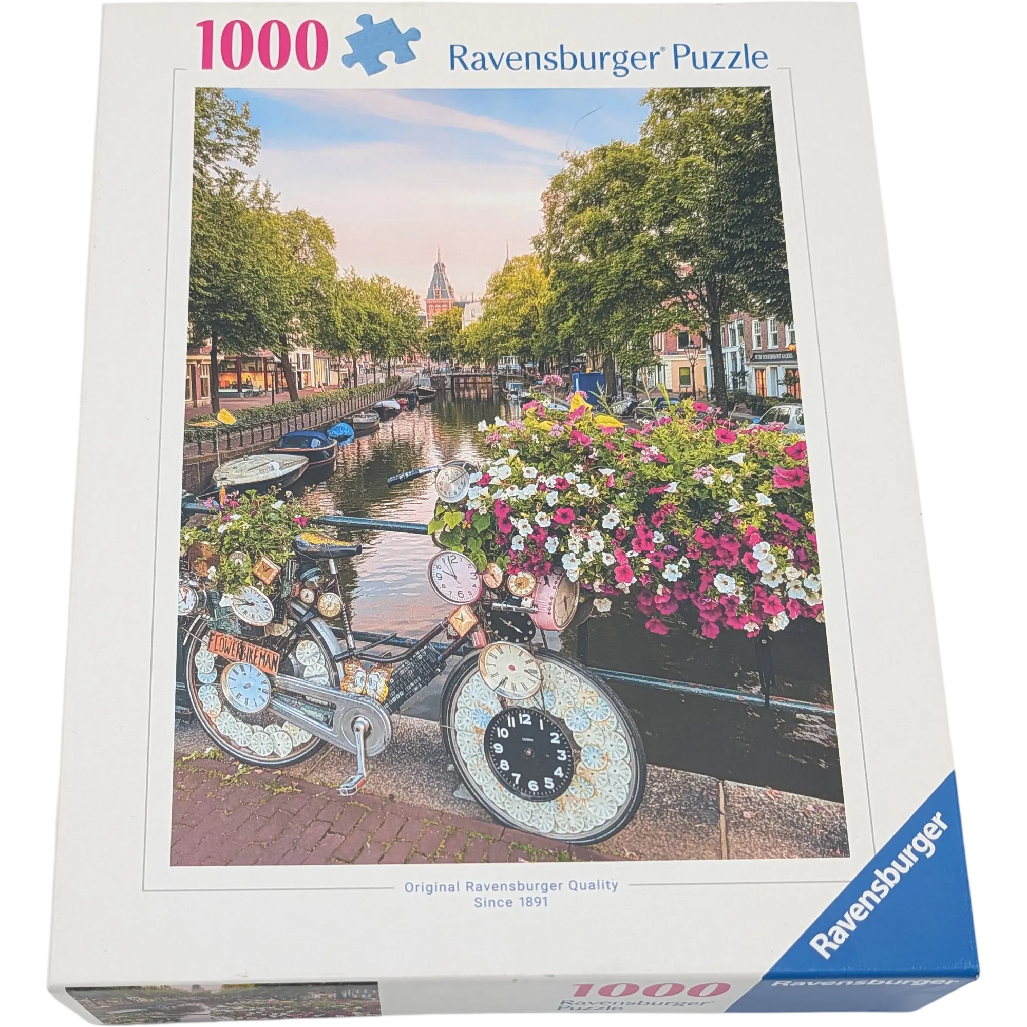 Ravensburger Puzzle 1000 Teile 007807 Bicycle and Flowers in Amsterdam