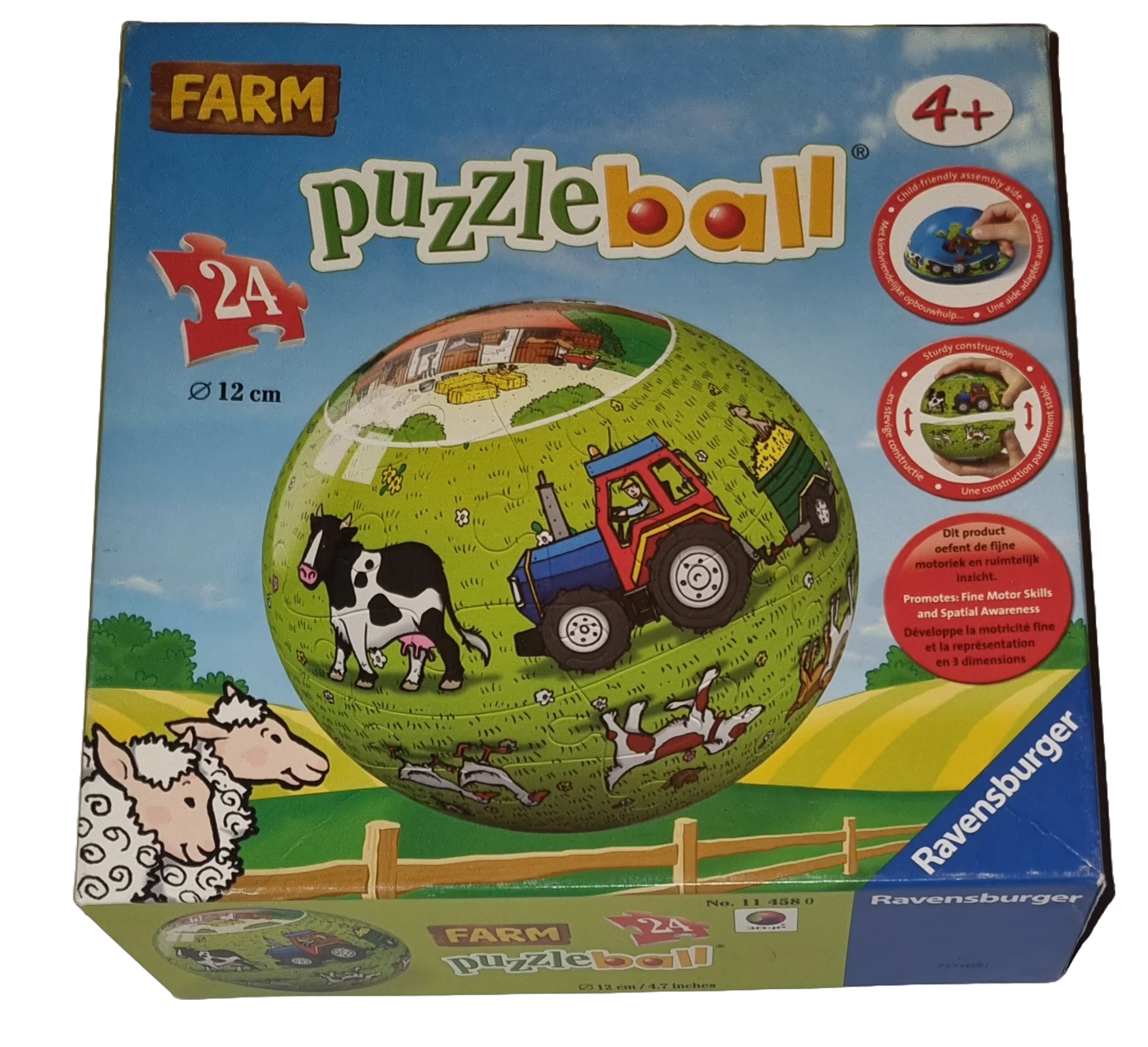 Ravensburger Puzzleball Farm 12cm 24 Teile 114580